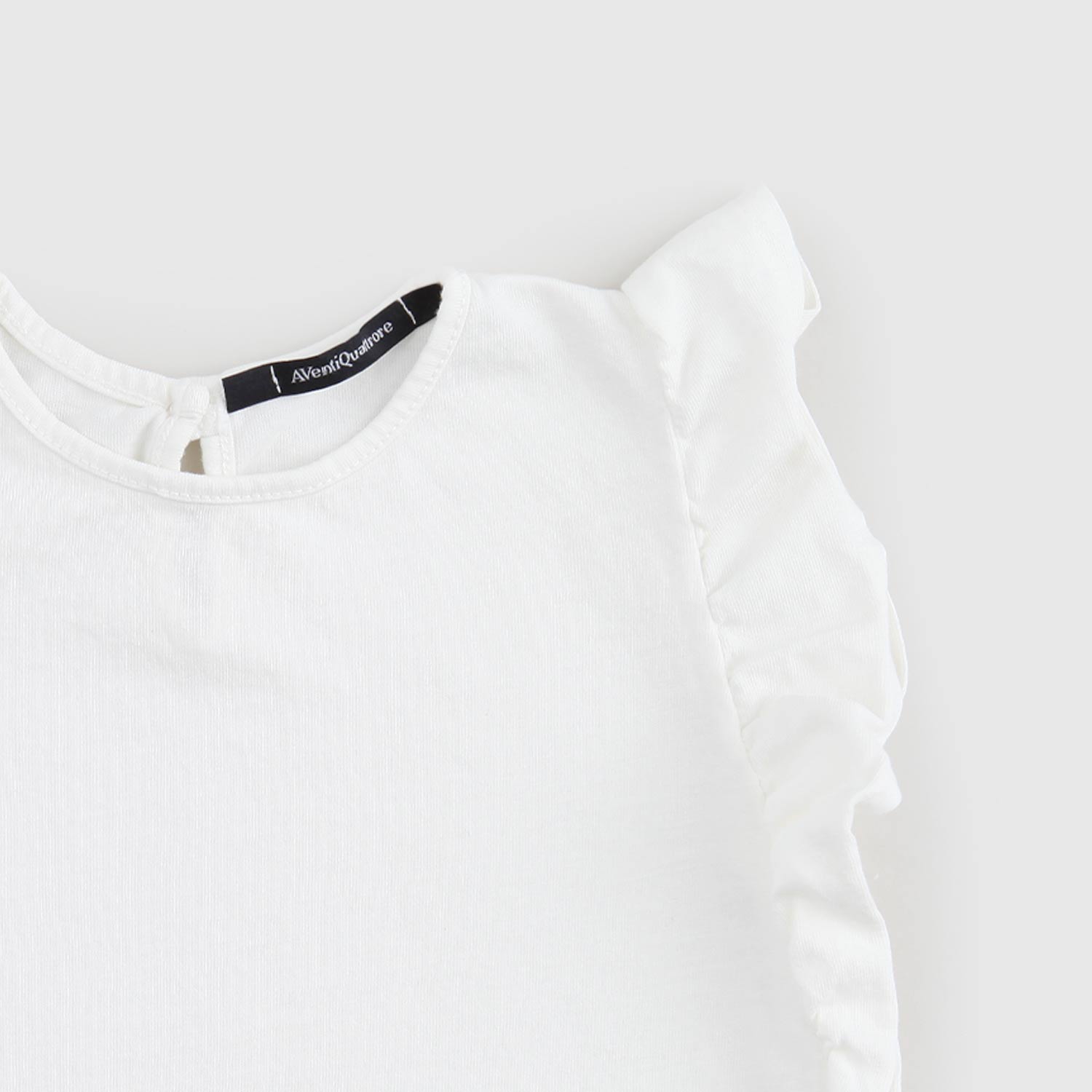 t-shirt smanicata bianca neonata - annameglio.com abbigliamento moda