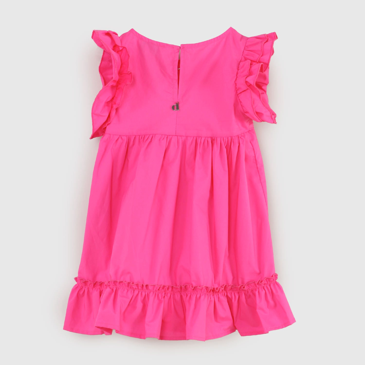 vestito rosa bambina con volant - annameglio.com abbigliamento moda