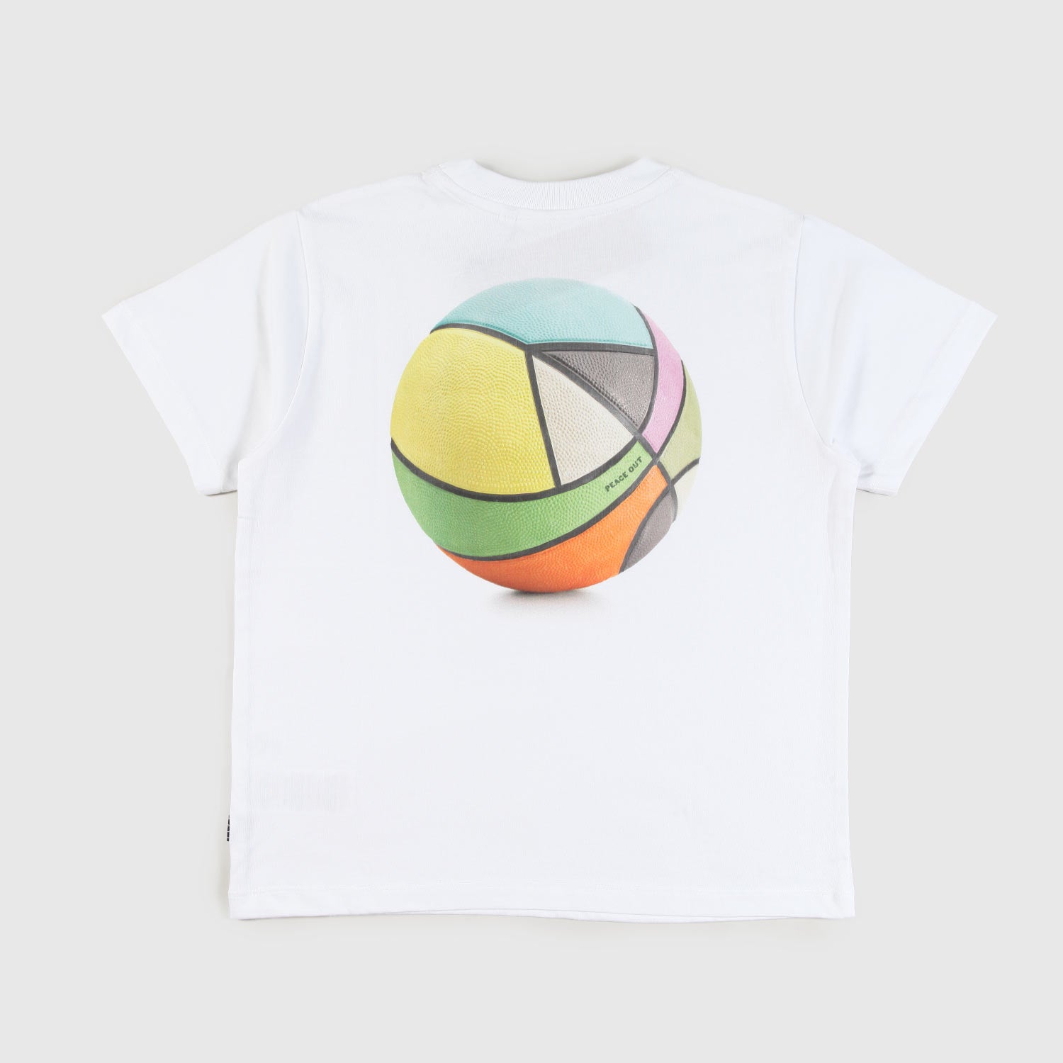 t-shirt bianca "peace" ragazzo - annameglio.com abbigliamento moda