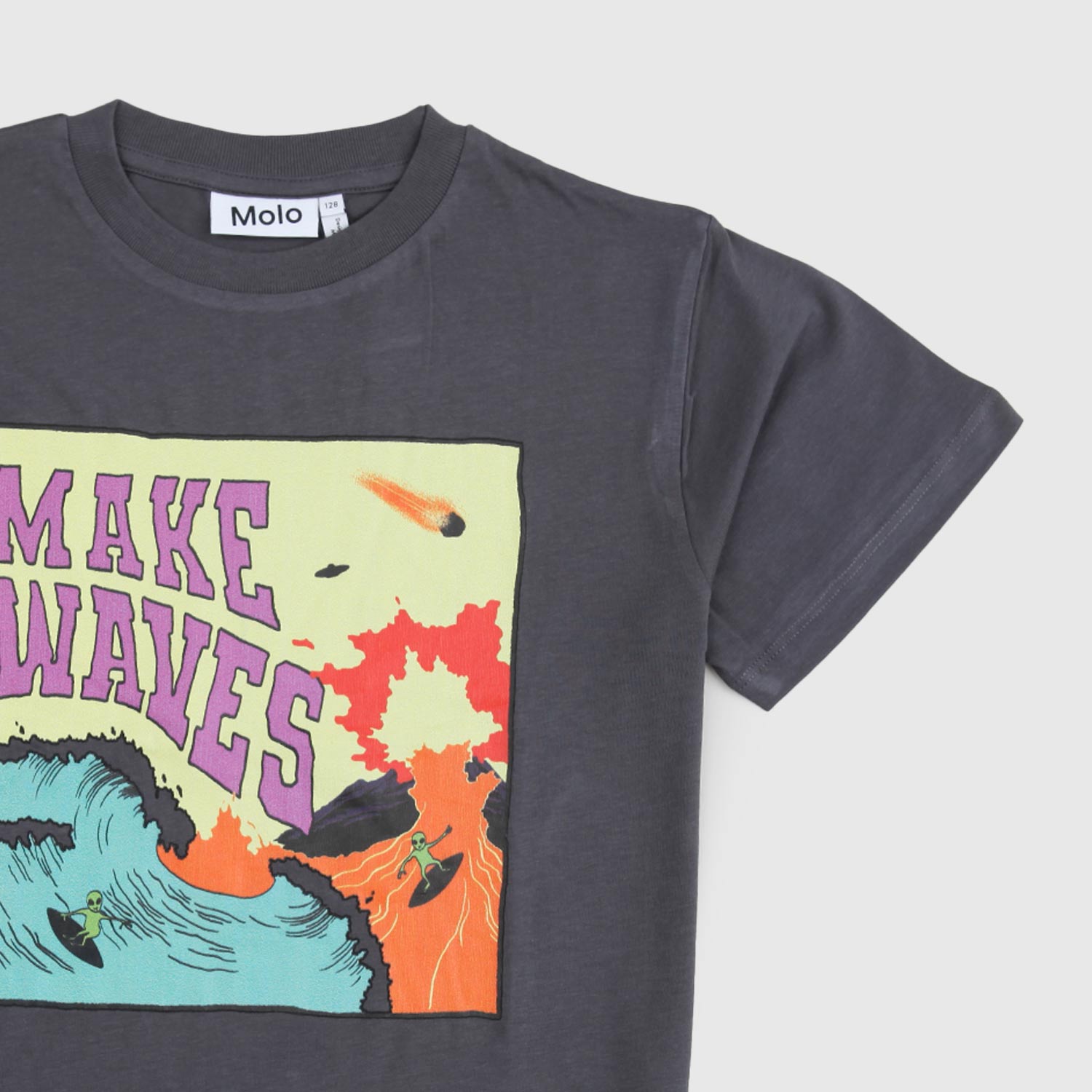 maglia grigia con stampa ragazzo - annameglio.com abbigliamento moda