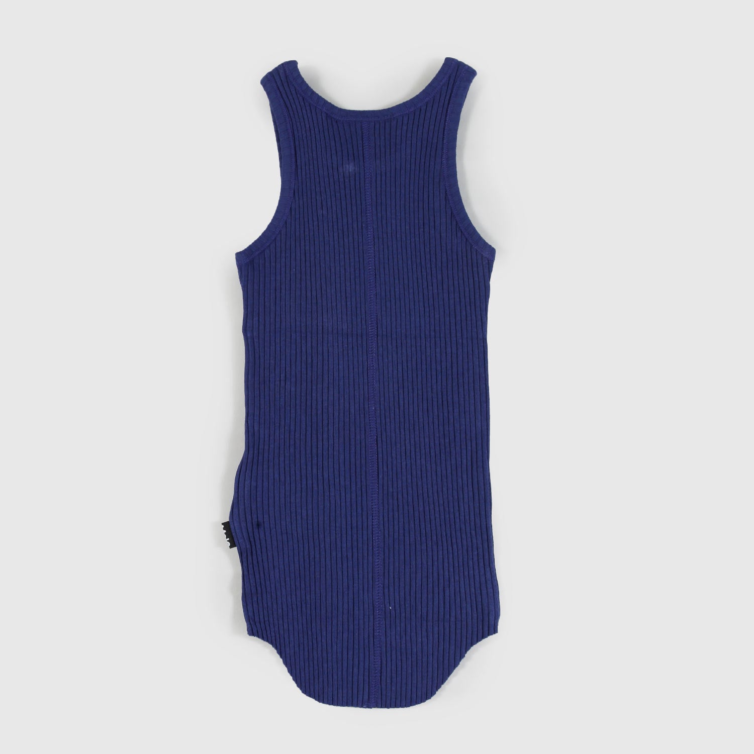 canotta blu con fondo arrotondato bambino - annameglio.com abbigliamento moda