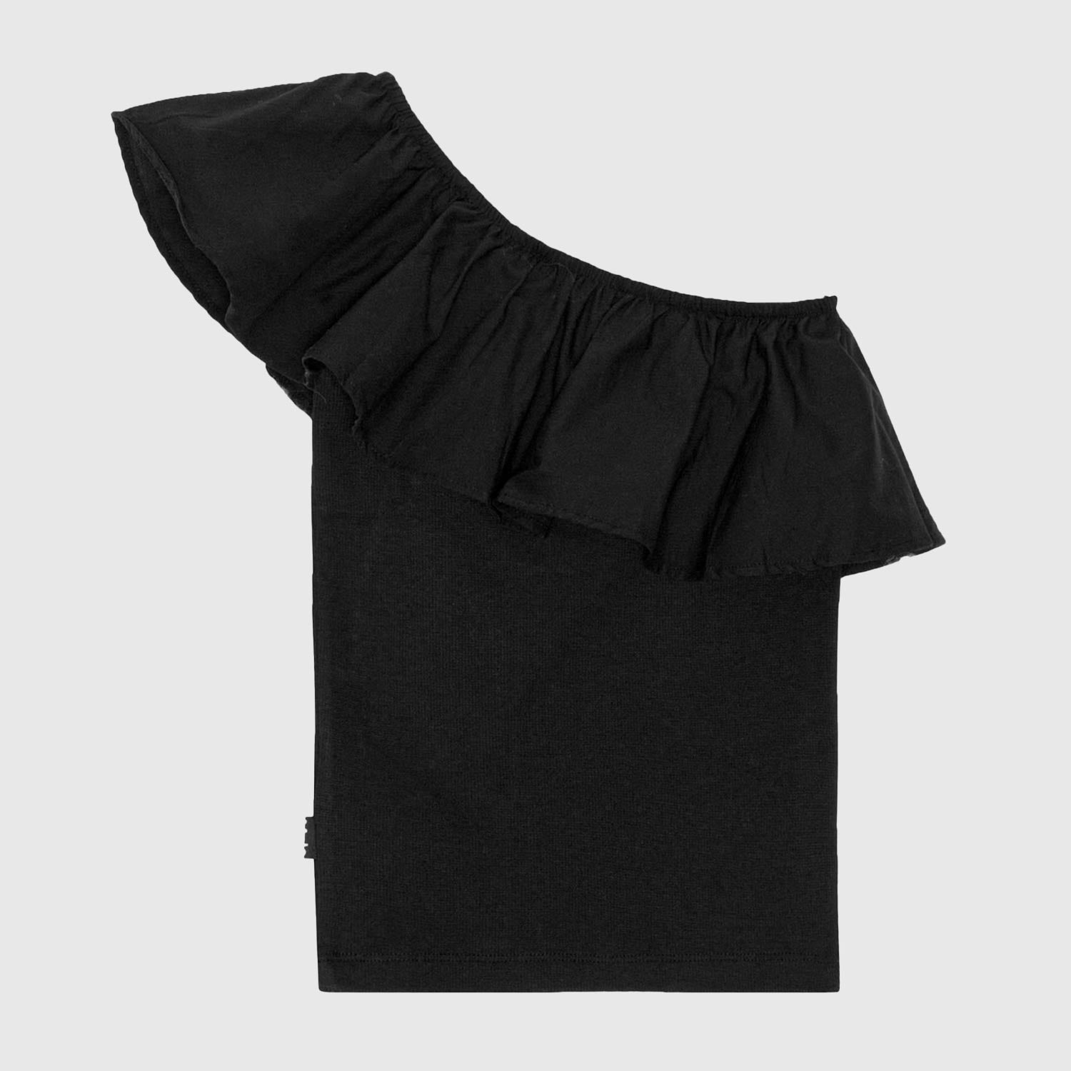 t-shirt monospalla nera - annameglio.com abbigliamento moda