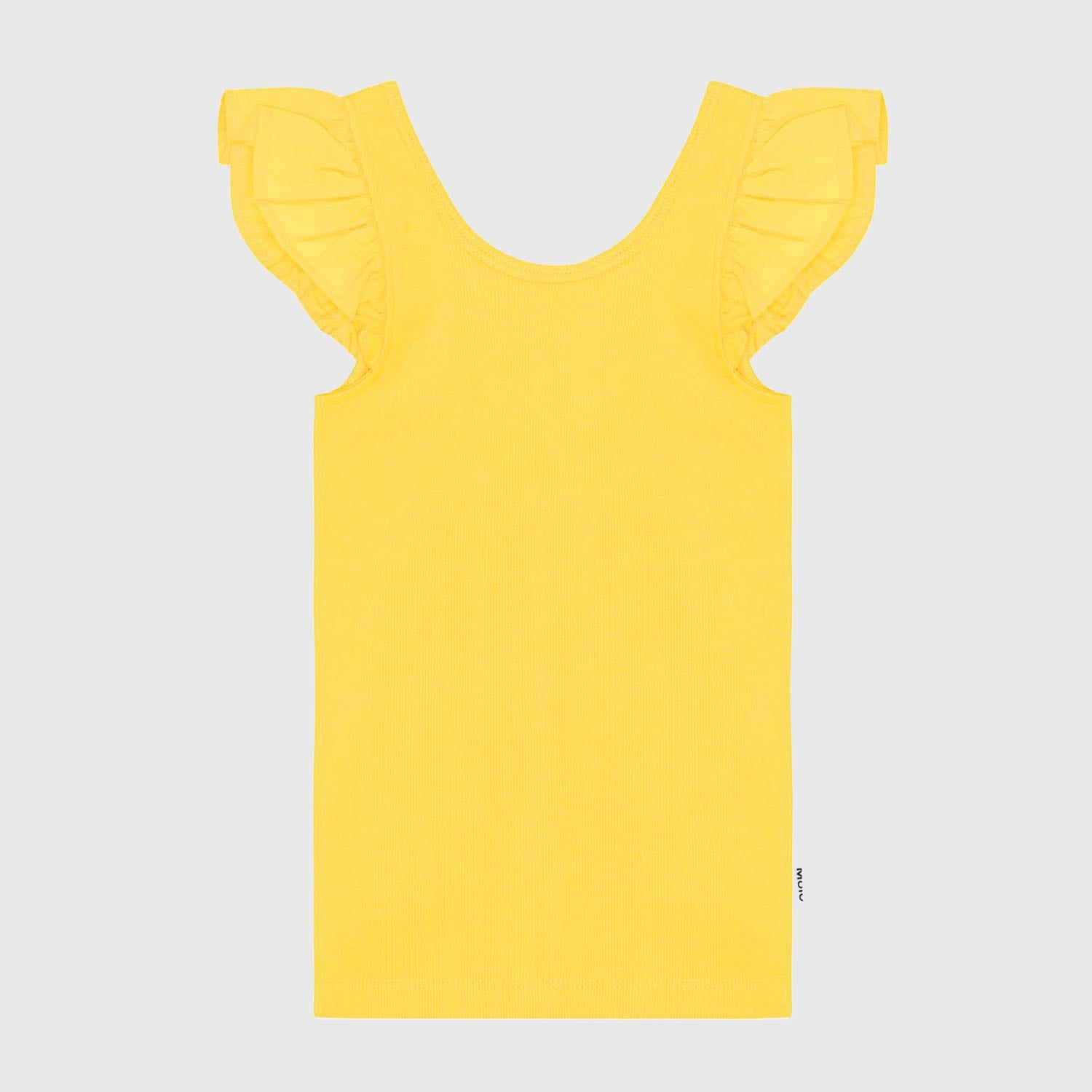 canotta gialla con volant bambina - annameglio.com abbigliamento moda