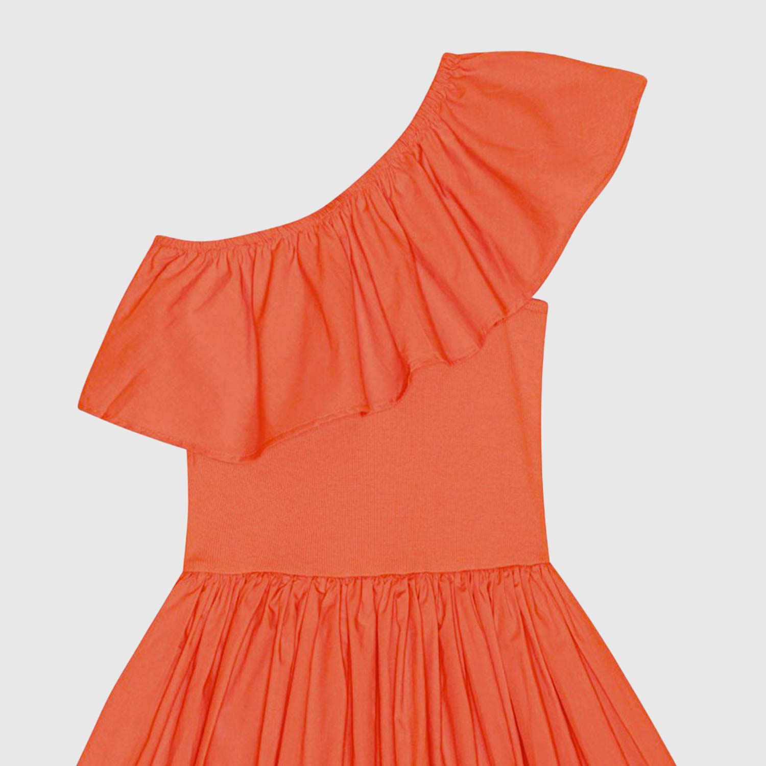 abito monospalla arancione ragazza - annameglio.com abbigliamento moda