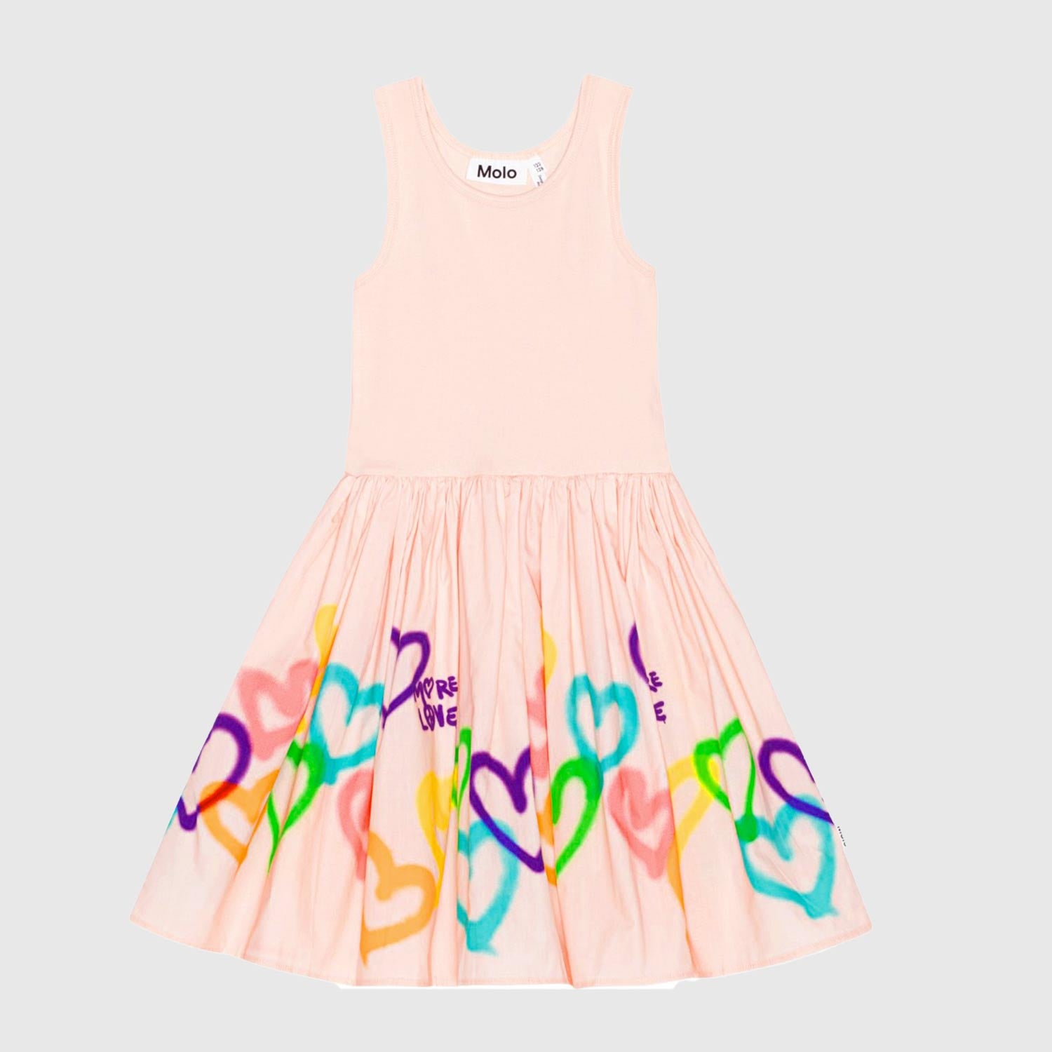 vestito rosa con graffiti colorati - annameglio.com abbigliamento moda