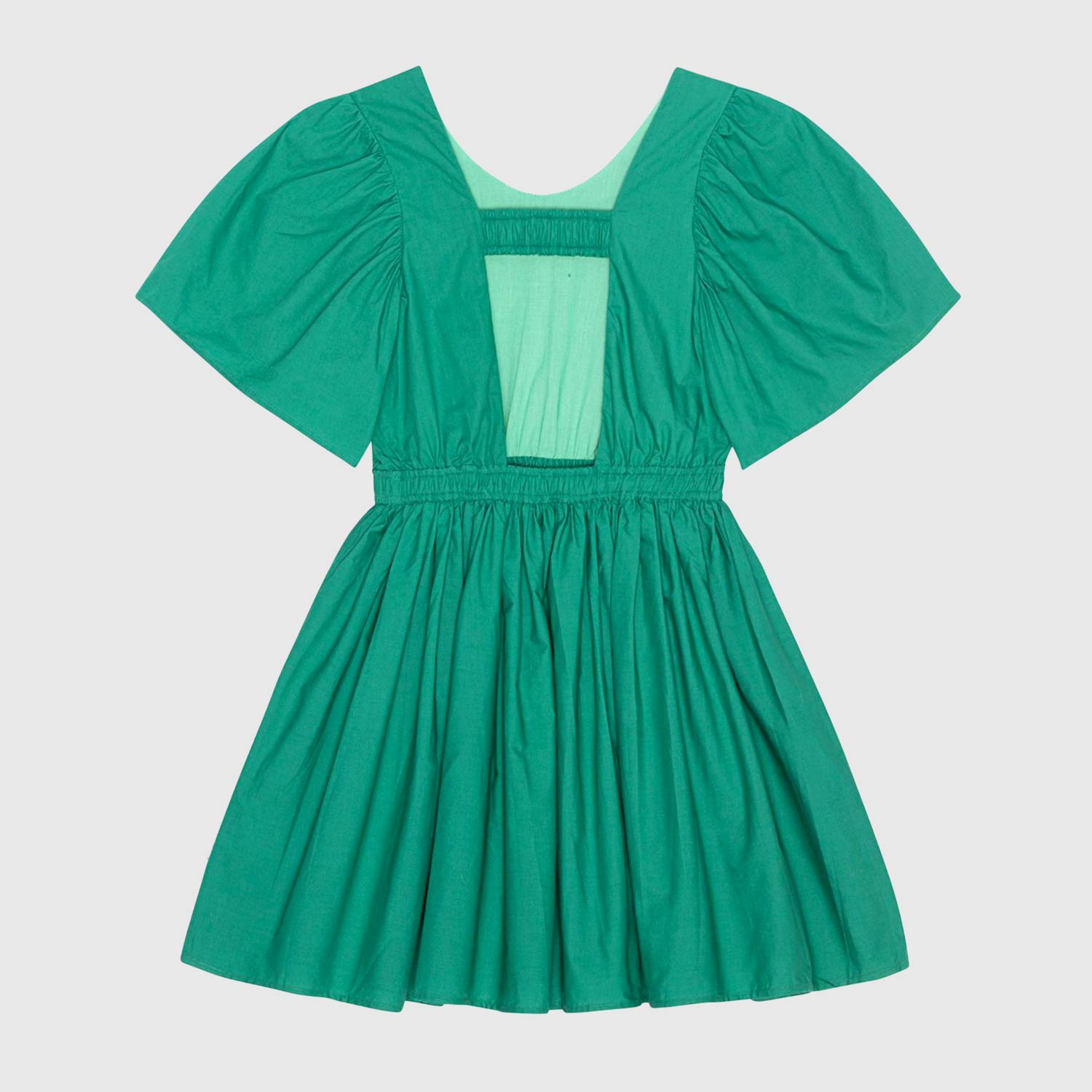 abito verde smeraldo maniche a palloncino ragazza - annameglio.com abbigliamento moda