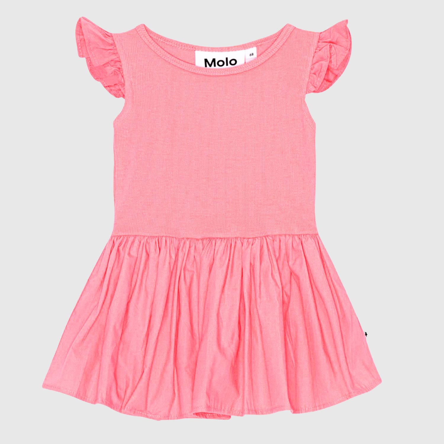vestito rosa volant bambina - annameglio.com abbigliamento moda