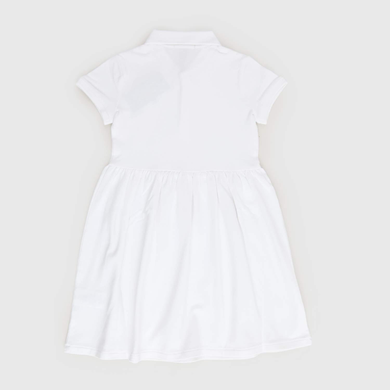 Vestito bianco polo in piqué stretch bambina - annameglio.com abbigliamento moda