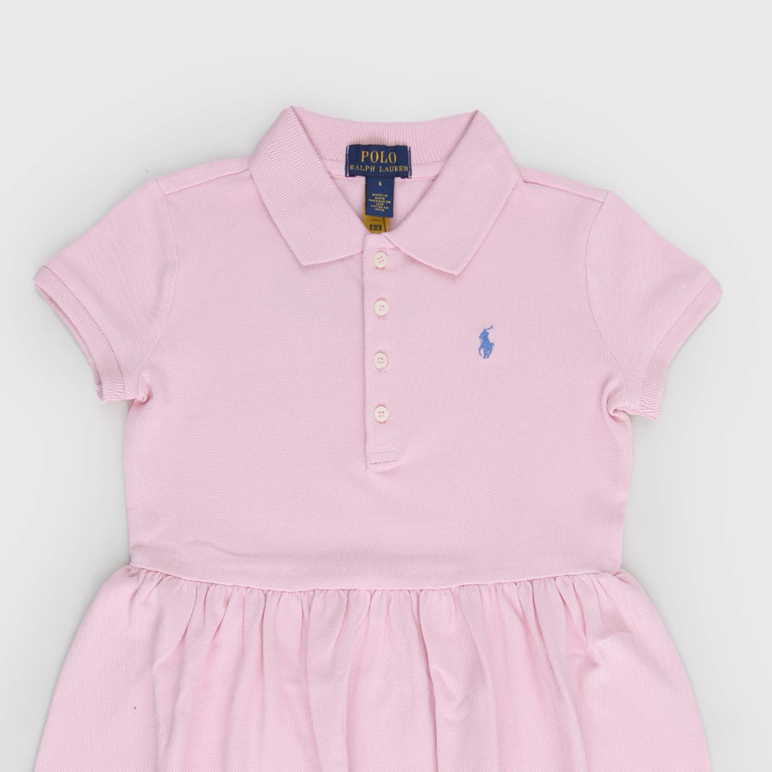 Vestito rosa polo in piqué stretch bambina - annameglio.com abbigliamento moda