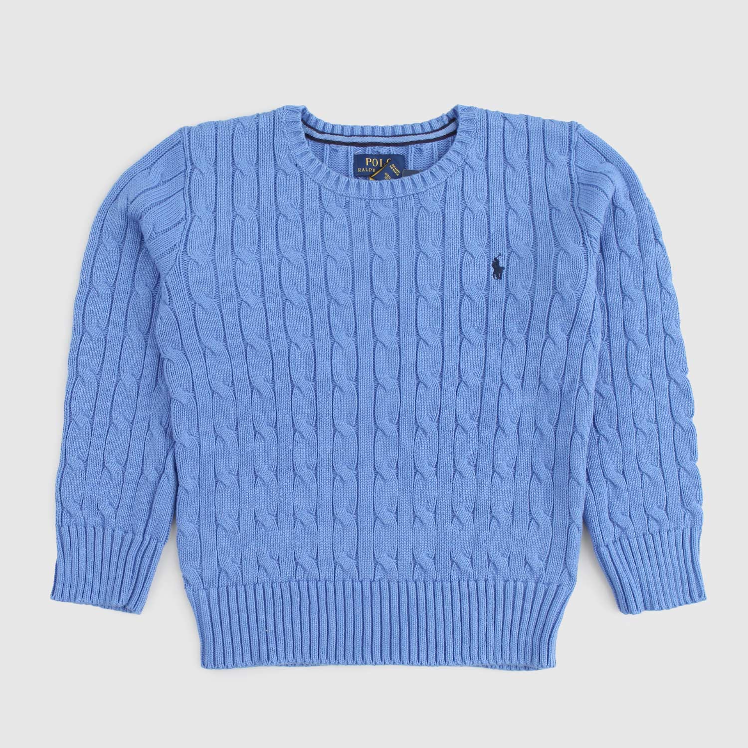 maglioncino celeste con cavallino blu ragazzo - annameglio.com abbigliamento moda