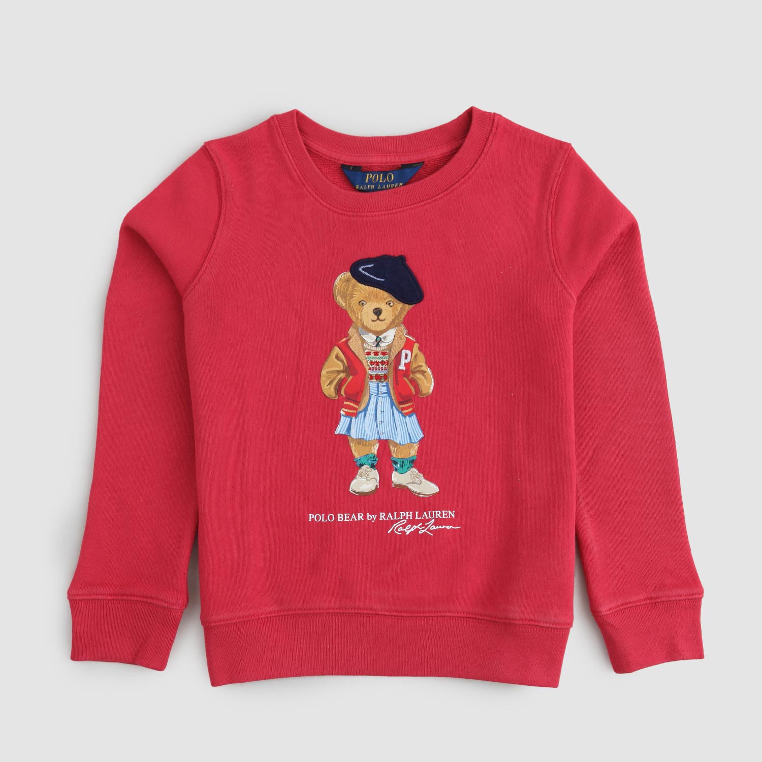 felpa rossa polo bear - annameglio.com abbigliamento moda
