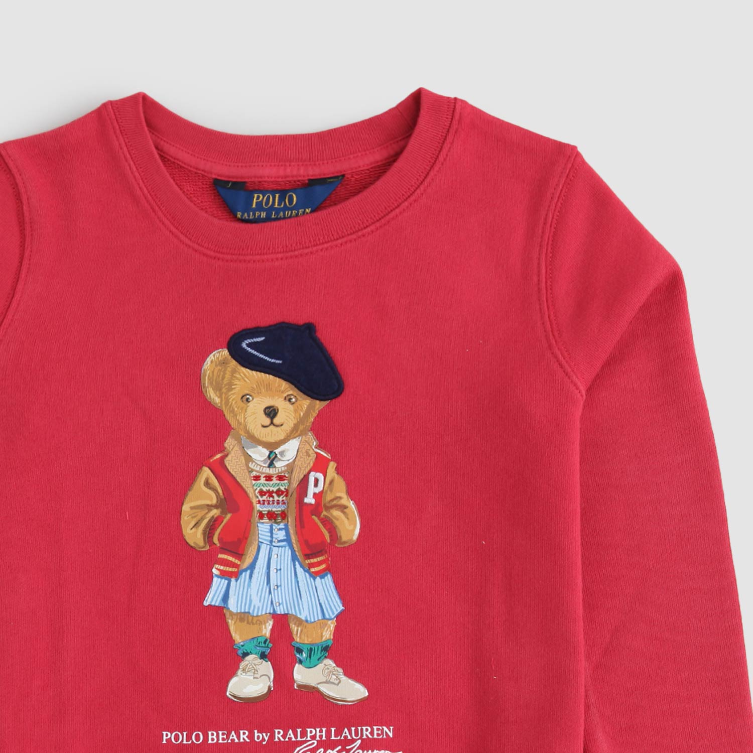 felpa rossa polo bear - annameglio.com abbigliamento moda