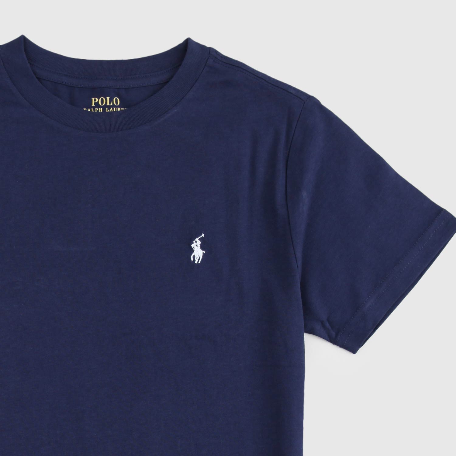 t-shirt blu con cavallino bianco ragazzo - annameglio.com abbigliamento moda