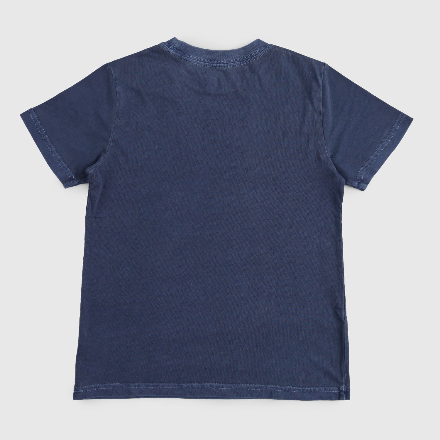 t-shirt blu effetto slavato ragazzo e bambino - annameglio.com abbigliamento moda
