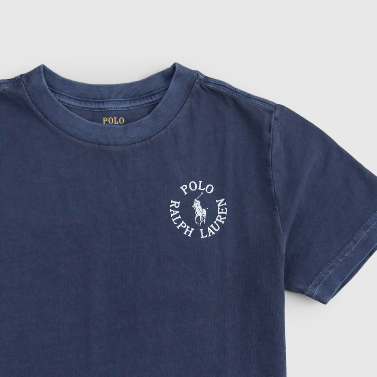 t-shirt blu effetto slavato ragazzo e bambino - annameglio.com abbigliamento moda