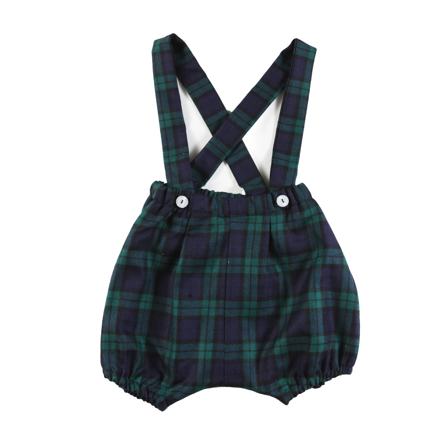 Culotte salopette Colibri tartan verde e blu Bimbo - annameglio.com abbigliamento moda