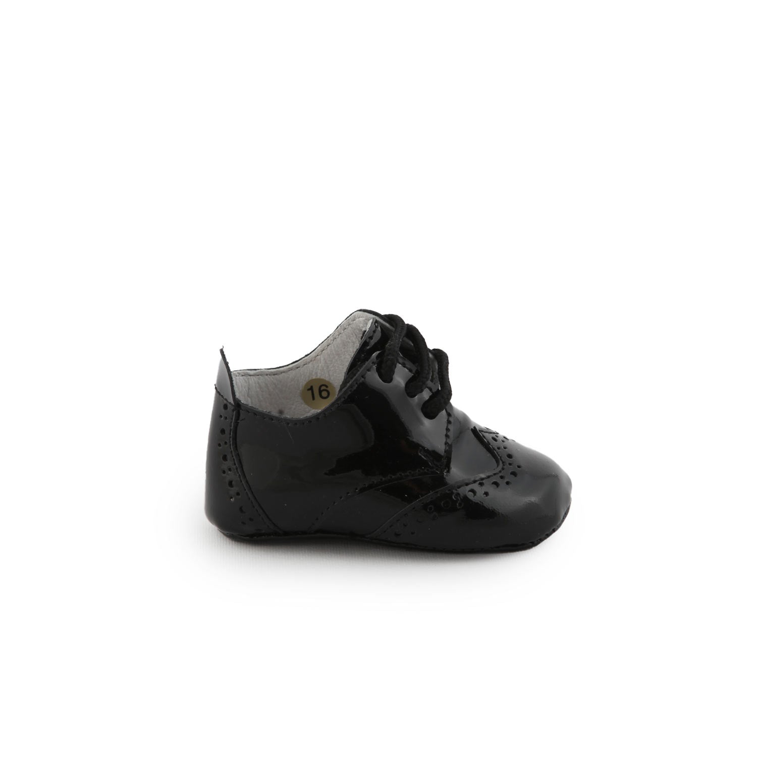 Scarpina Derby verniciata Colibri nera Neonato - annameglio.com abbigliamento moda