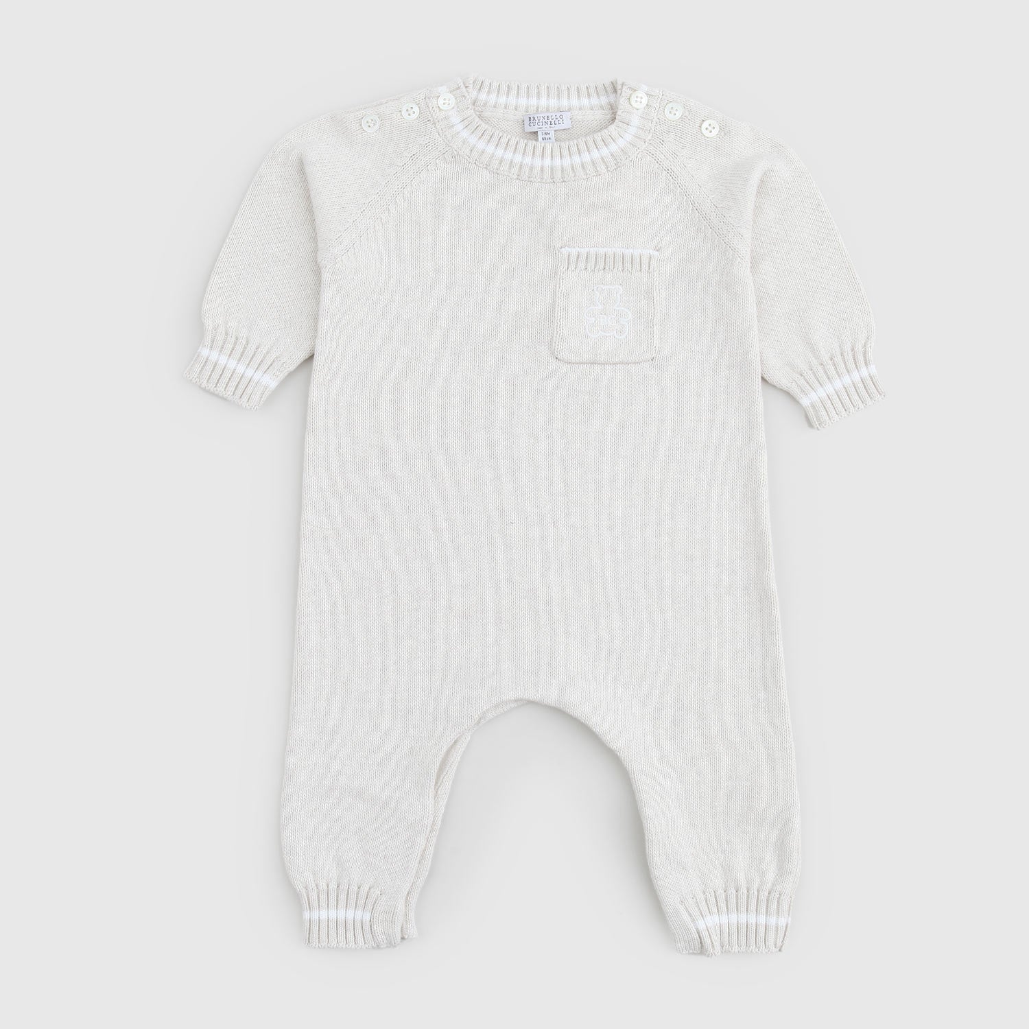 body neonato bernie beige - annameglio.com abbigliamento moda