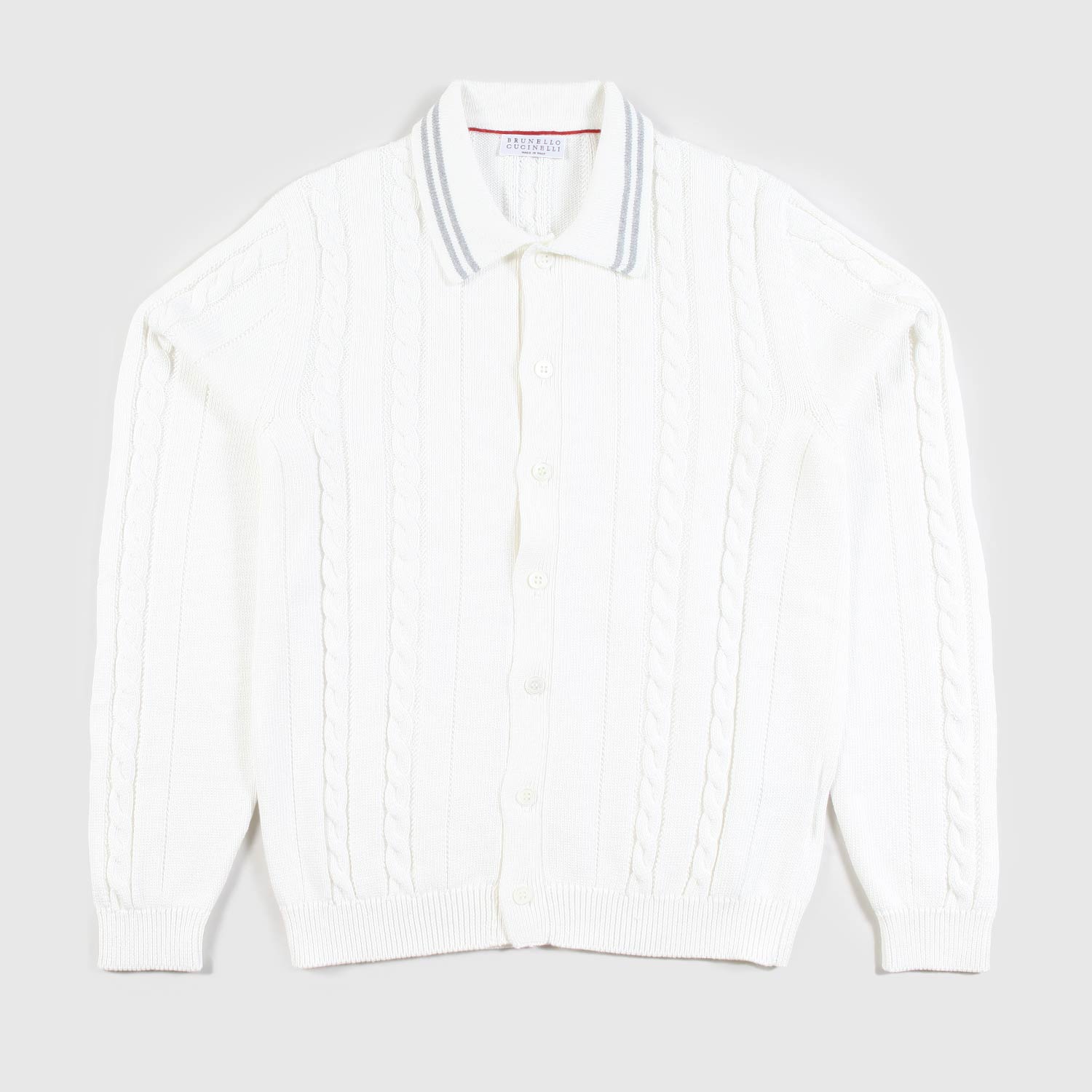 cardigan bianco con intreccio ragazzo - annameglio.com abbigliamento moda