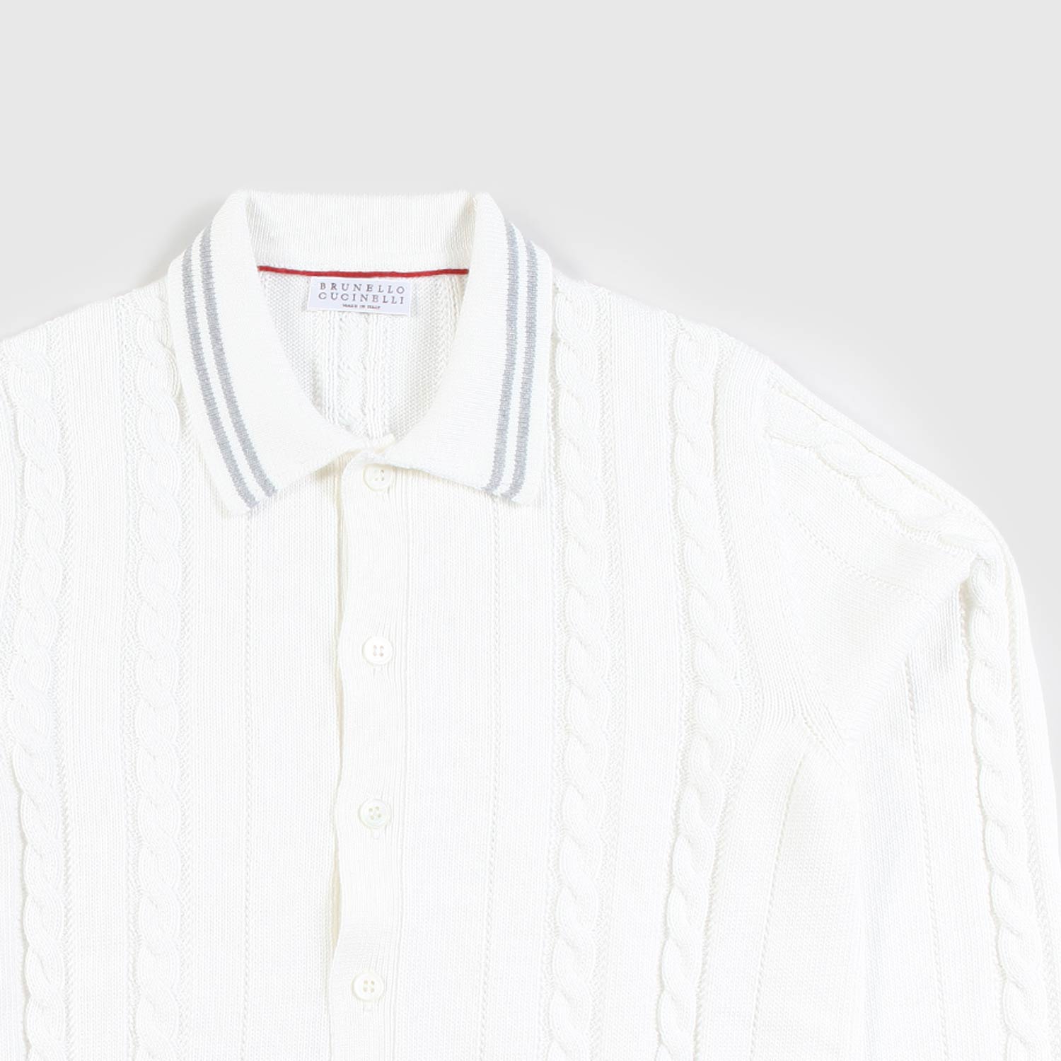 cardigan bianco con intreccio ragazzo - annameglio.com abbigliamento moda