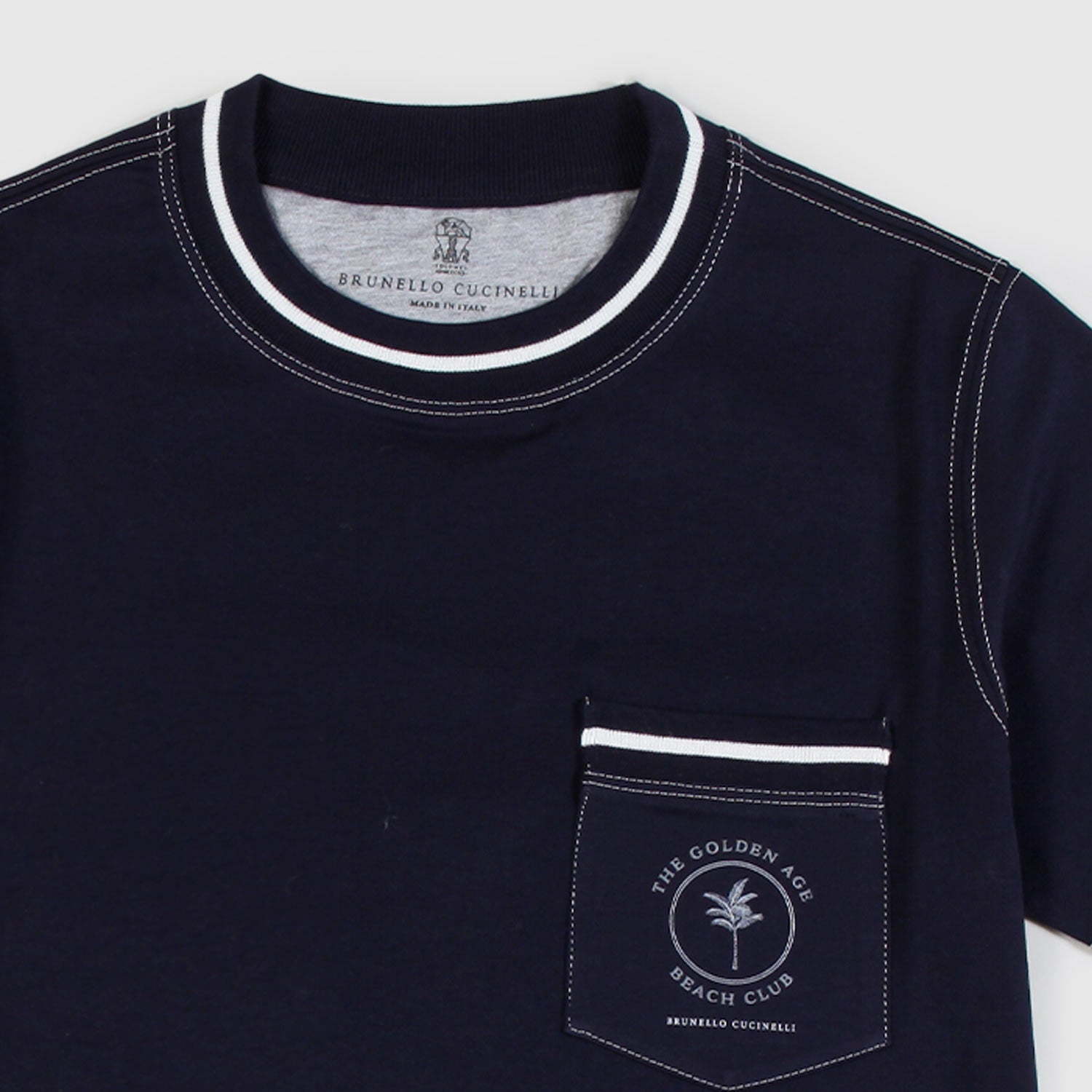 t-shirt blu con taschino ragazzo - annameglio.com abbigliamento moda