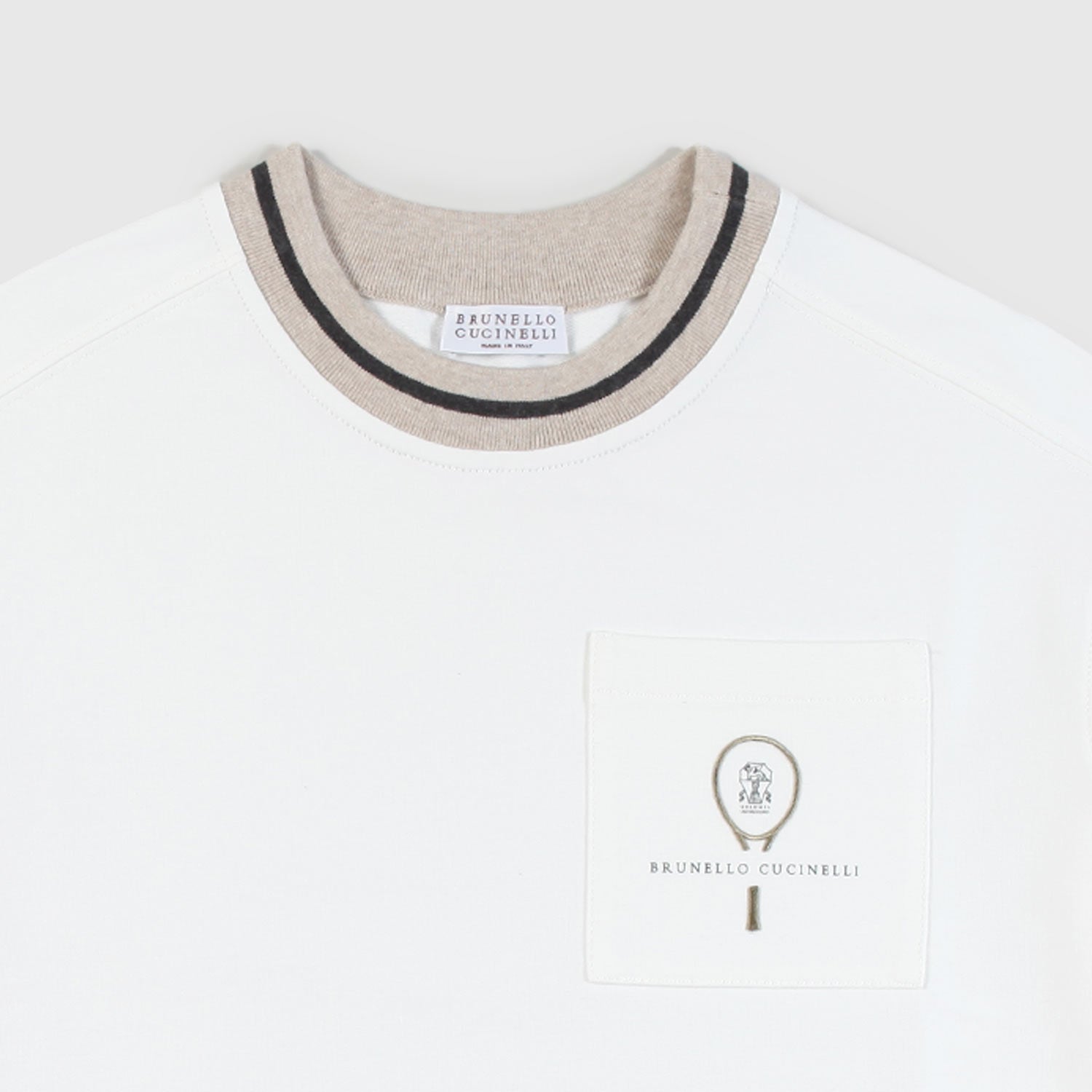 t-shirt bianca con taschino ragazzo - annameglio.com abbigliamento moda