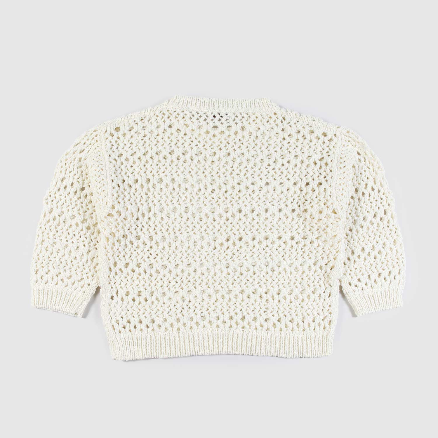 Maglione beige effetto rete ragazza - annameglio.com abbigliamento moda