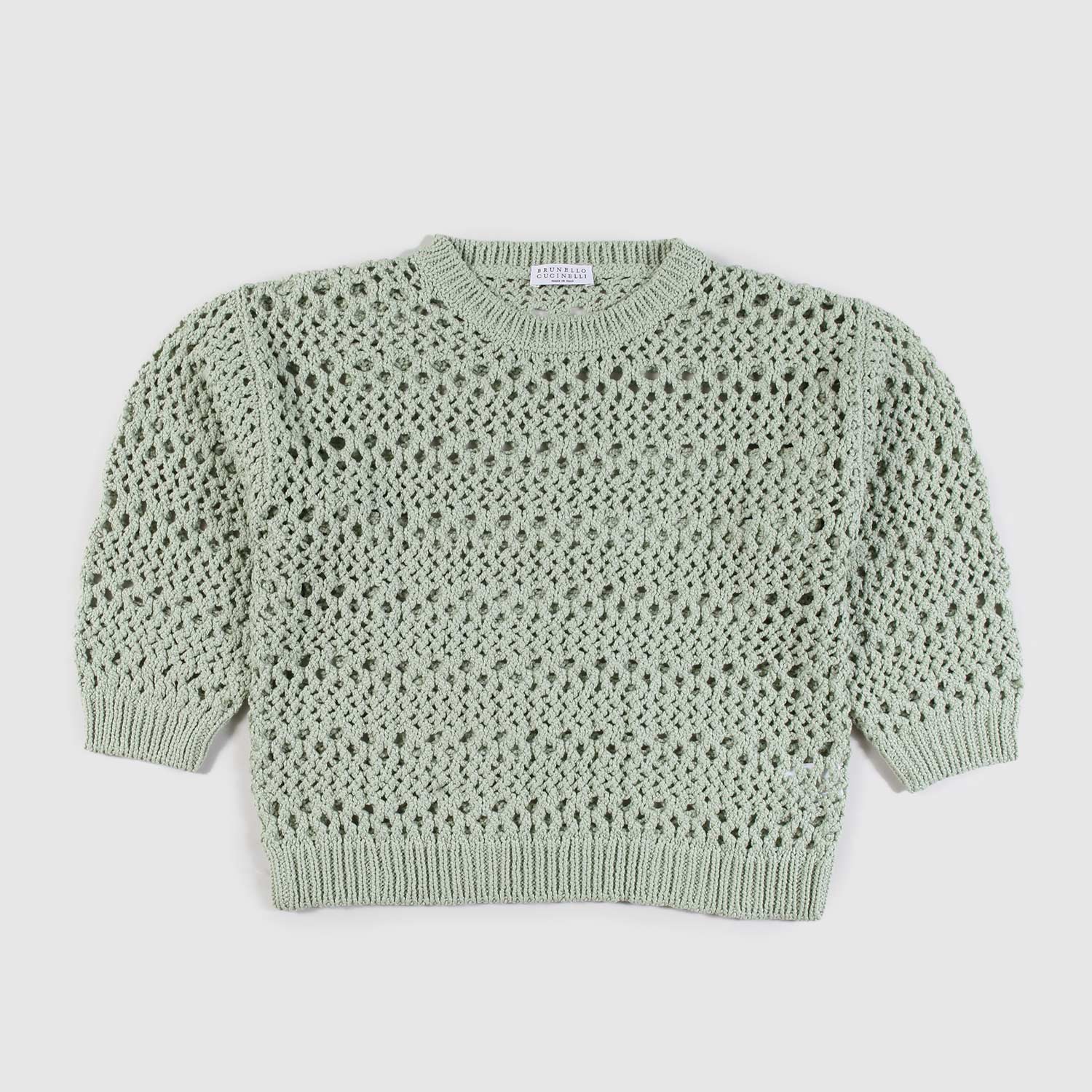 Maglione verde effetto rete ragazza - annameglio.com abbigliamento moda
