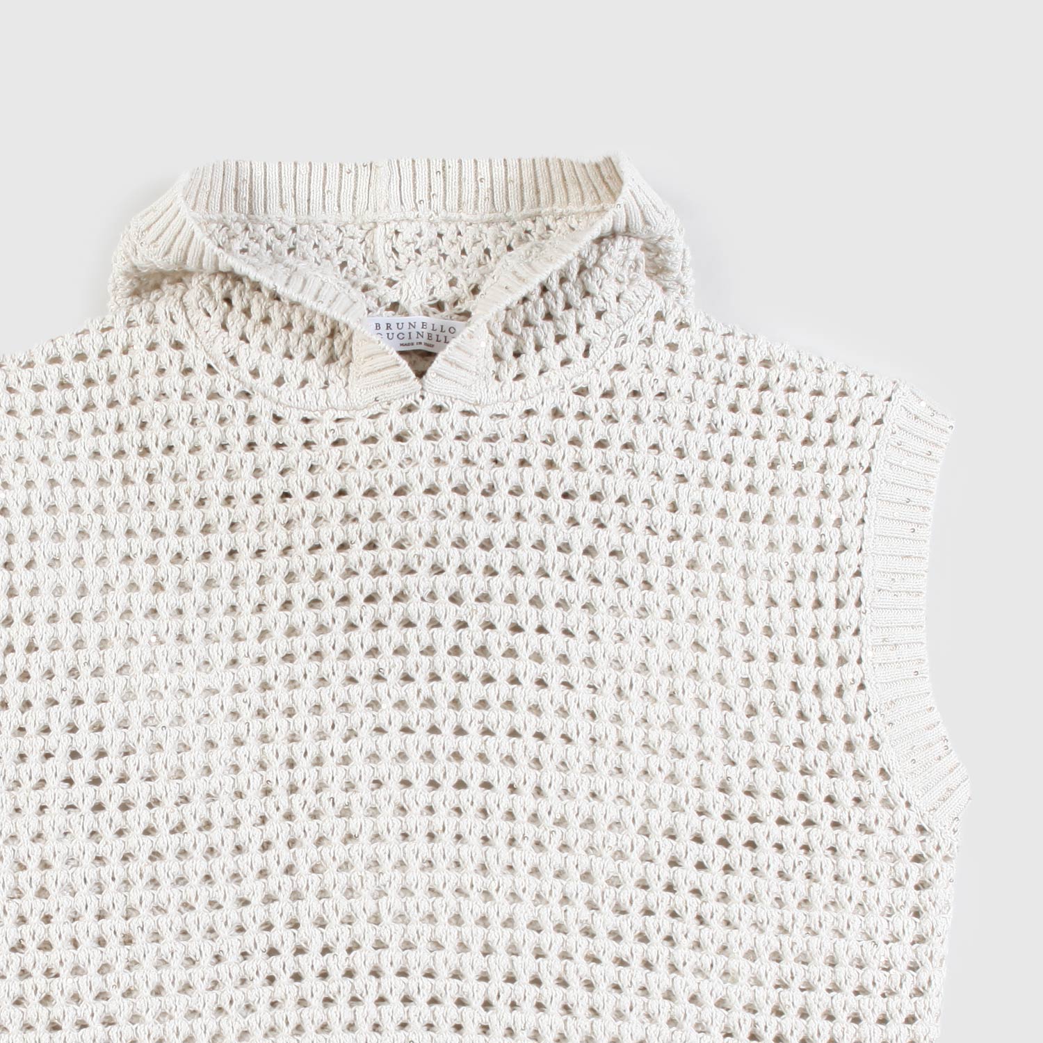 top in maglia ragazza beige - annameglio.com abbigliamento moda