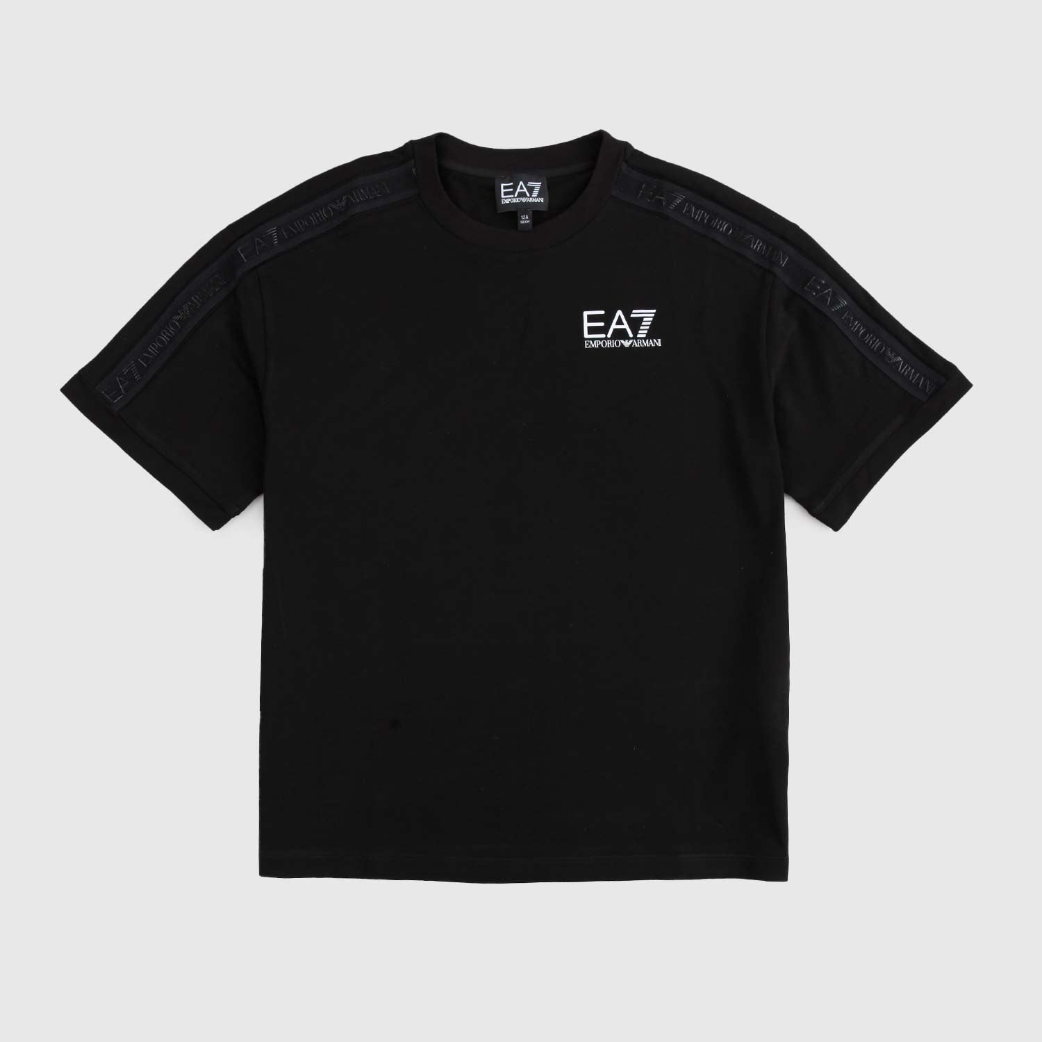 maglia maniche corte nera logo ragazzo - annameglio.com abbigliamento moda