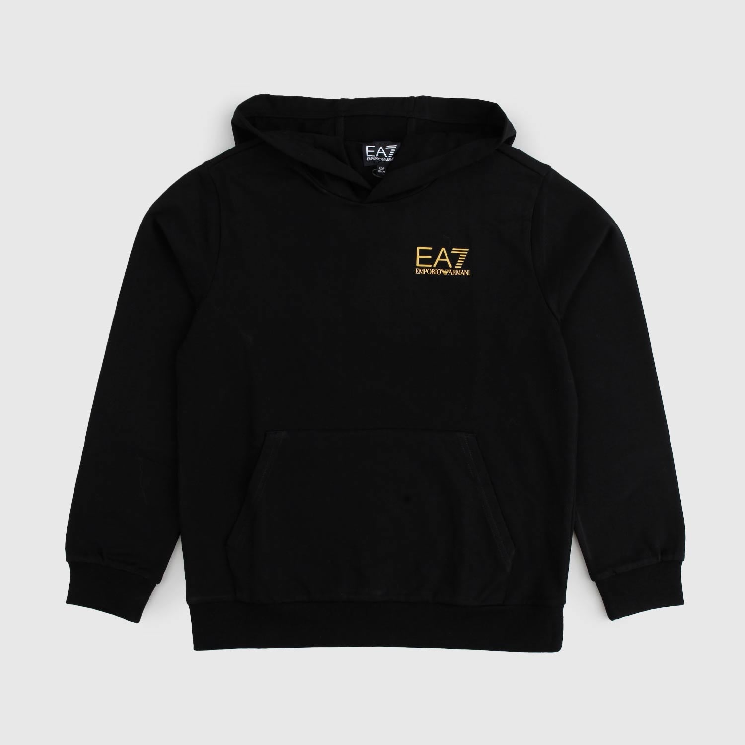 felpa nera cappuccio e logo ragazzo - annameglio.com abbigliamento moda