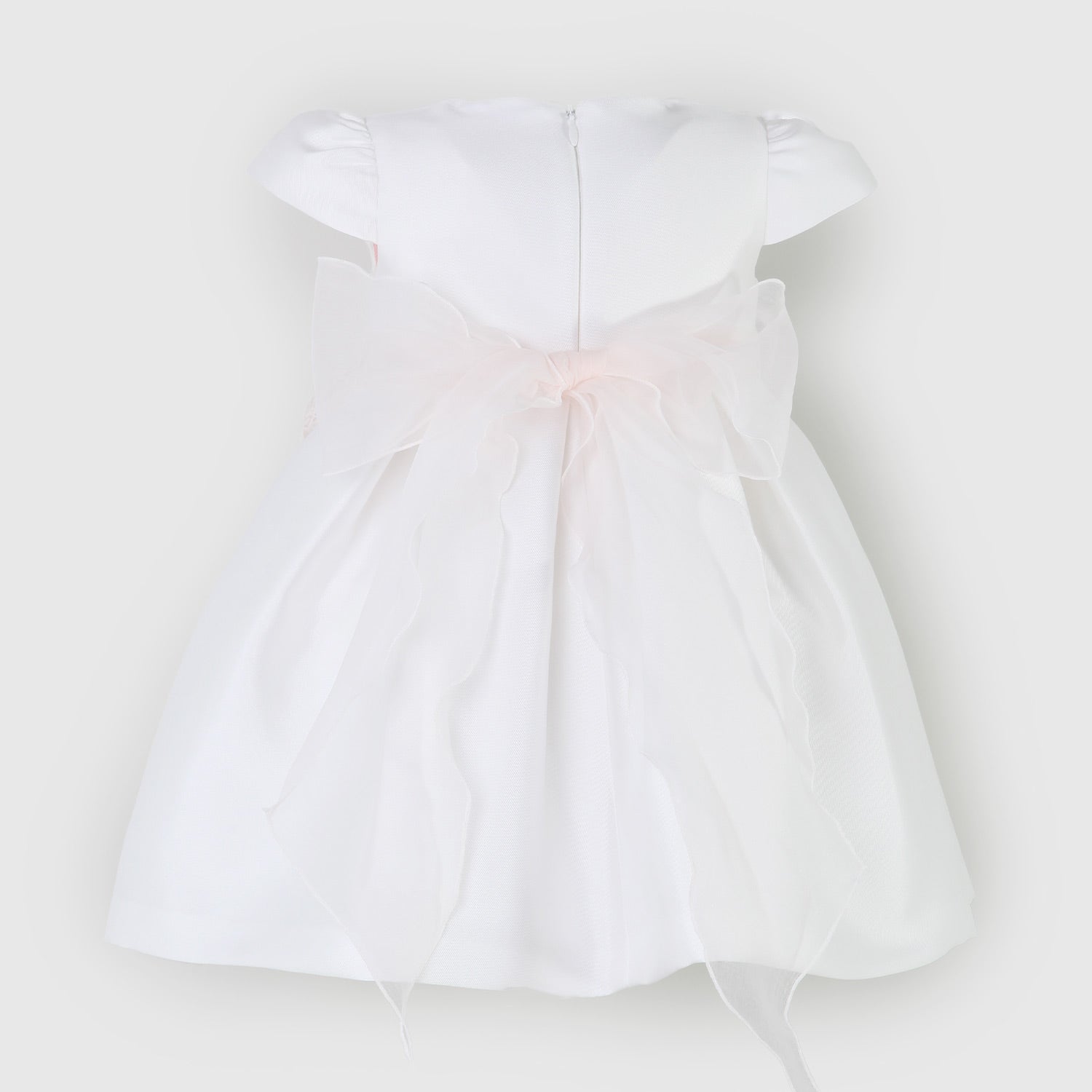 abito in mikado bianco con spilla floreale - annameglio.com abbigliamento moda