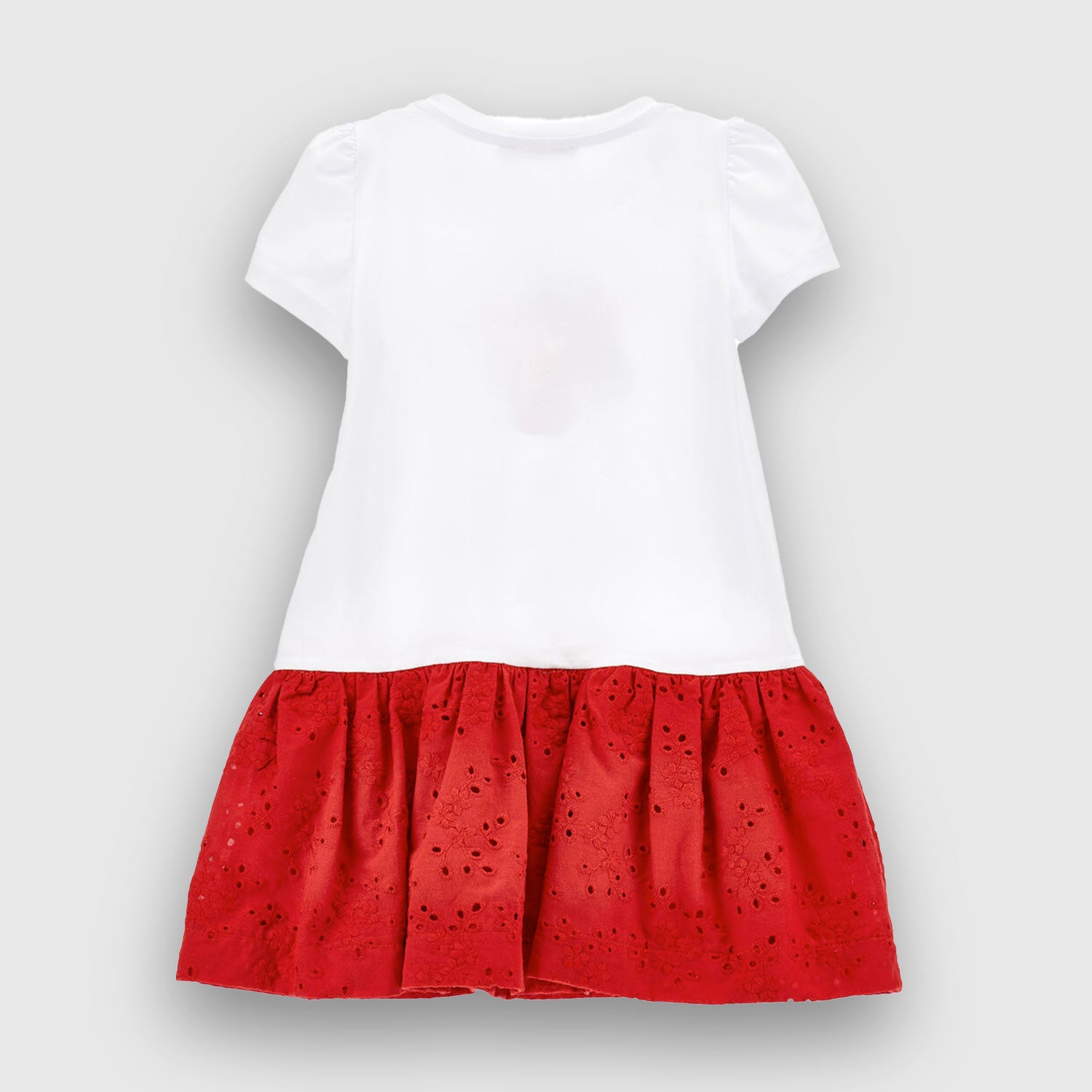 abito bianco con fragola bambina - annameglio.com abbigliamento moda