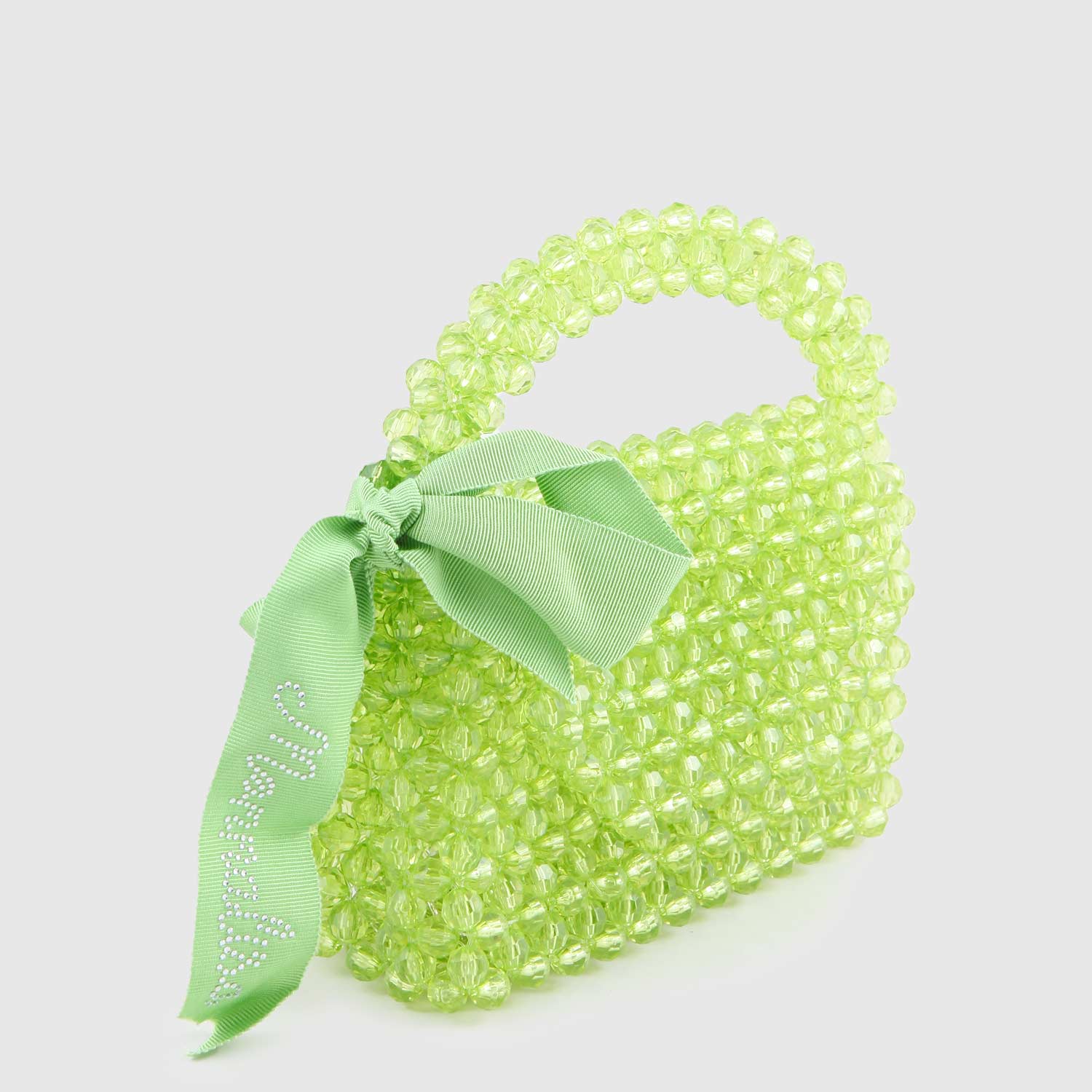 borsetta in perline verdi bambina - annameglio.com abbigliamento moda