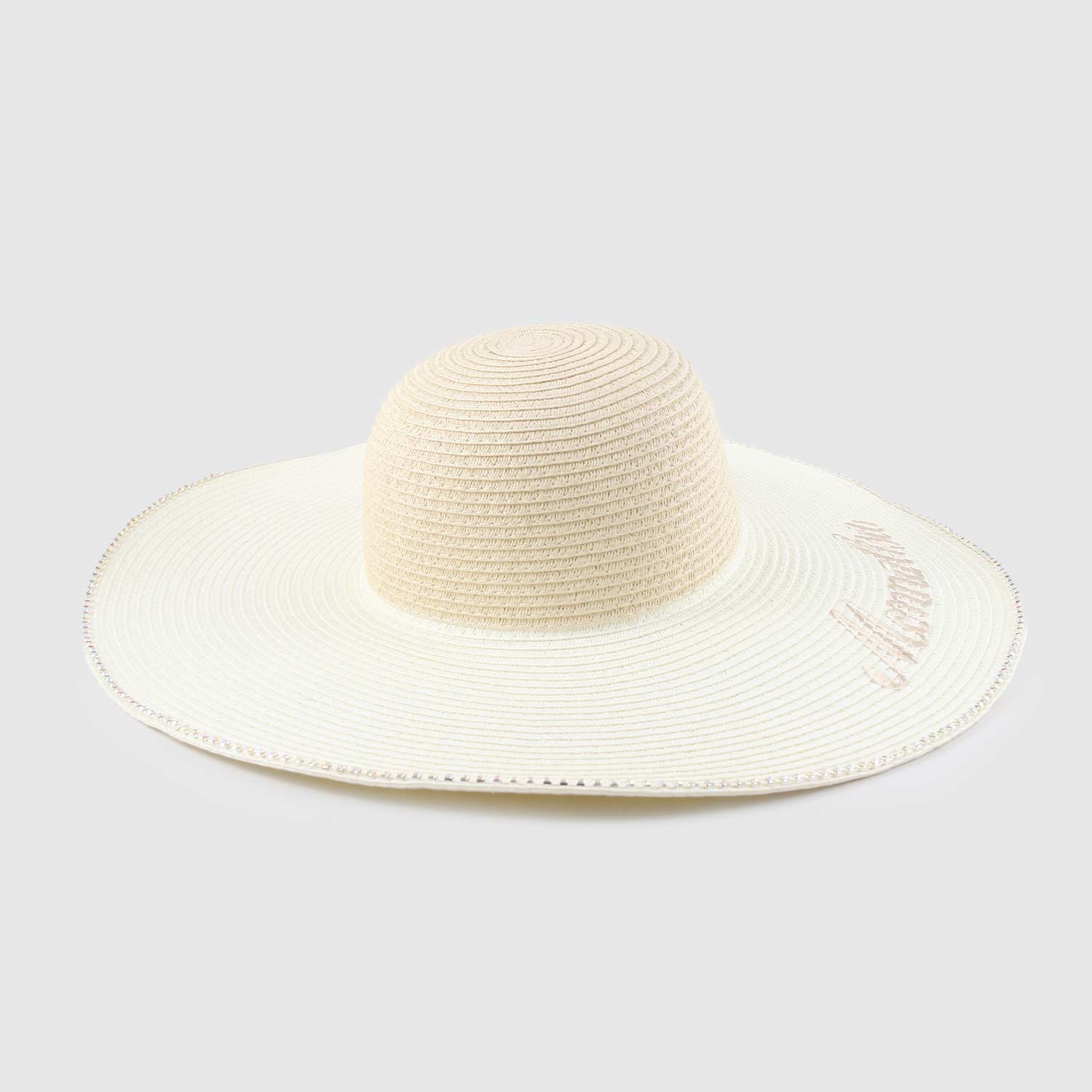 cappello beige con strass - annameglio.com abbigliamento moda