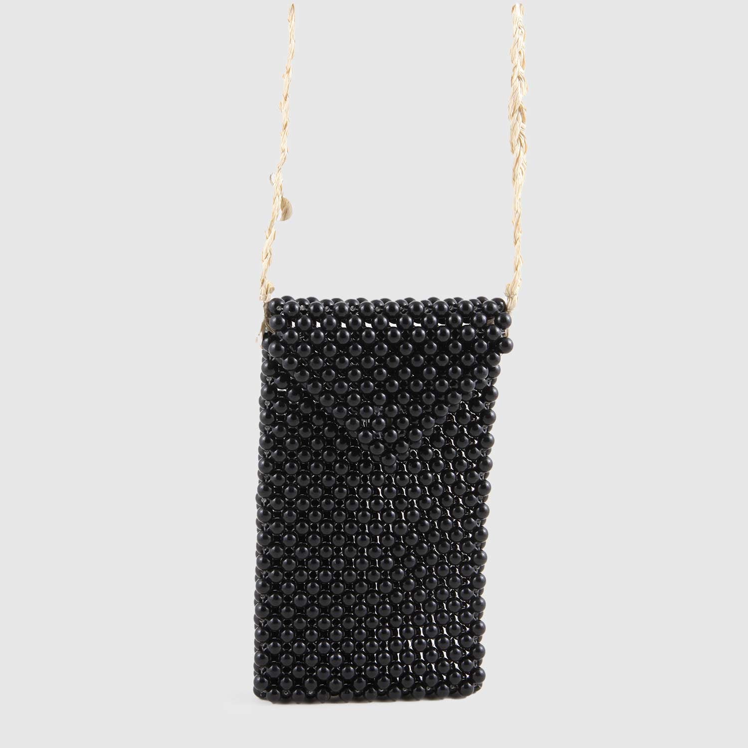 borsetta in perline nere bambina - annameglio.com abbigliamento moda