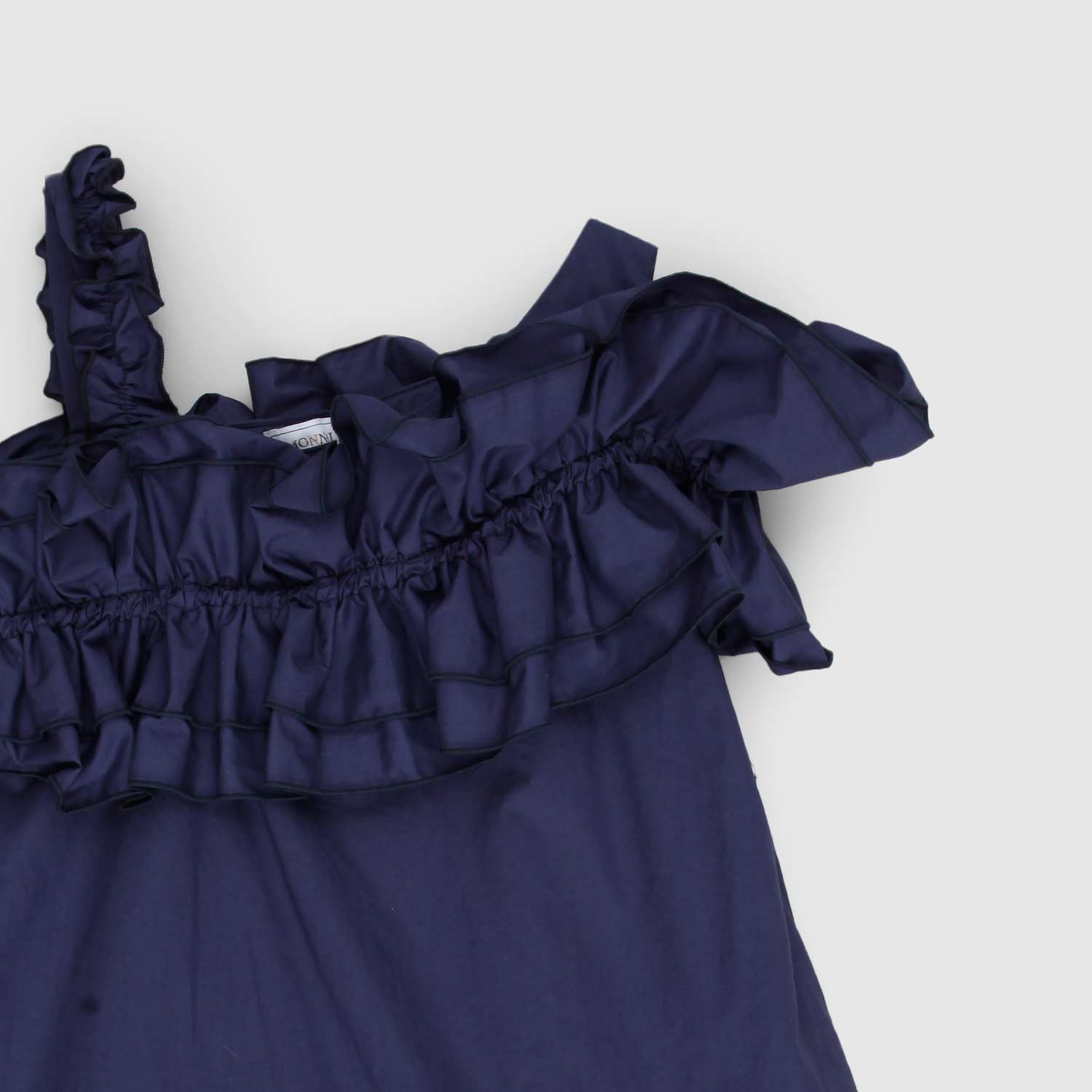 abito monospalla blu bambina - annameglio.com abbigliamento moda