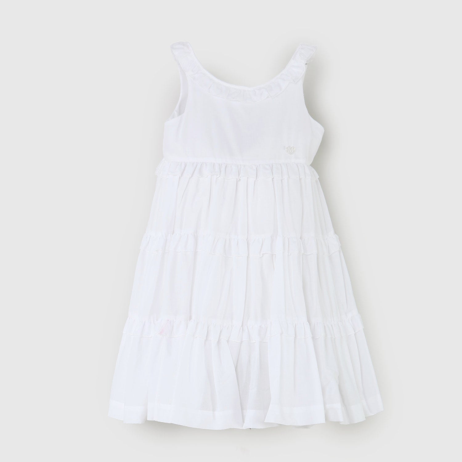 abito bianco bambina smanicato - annameglio.com abbigliamento moda