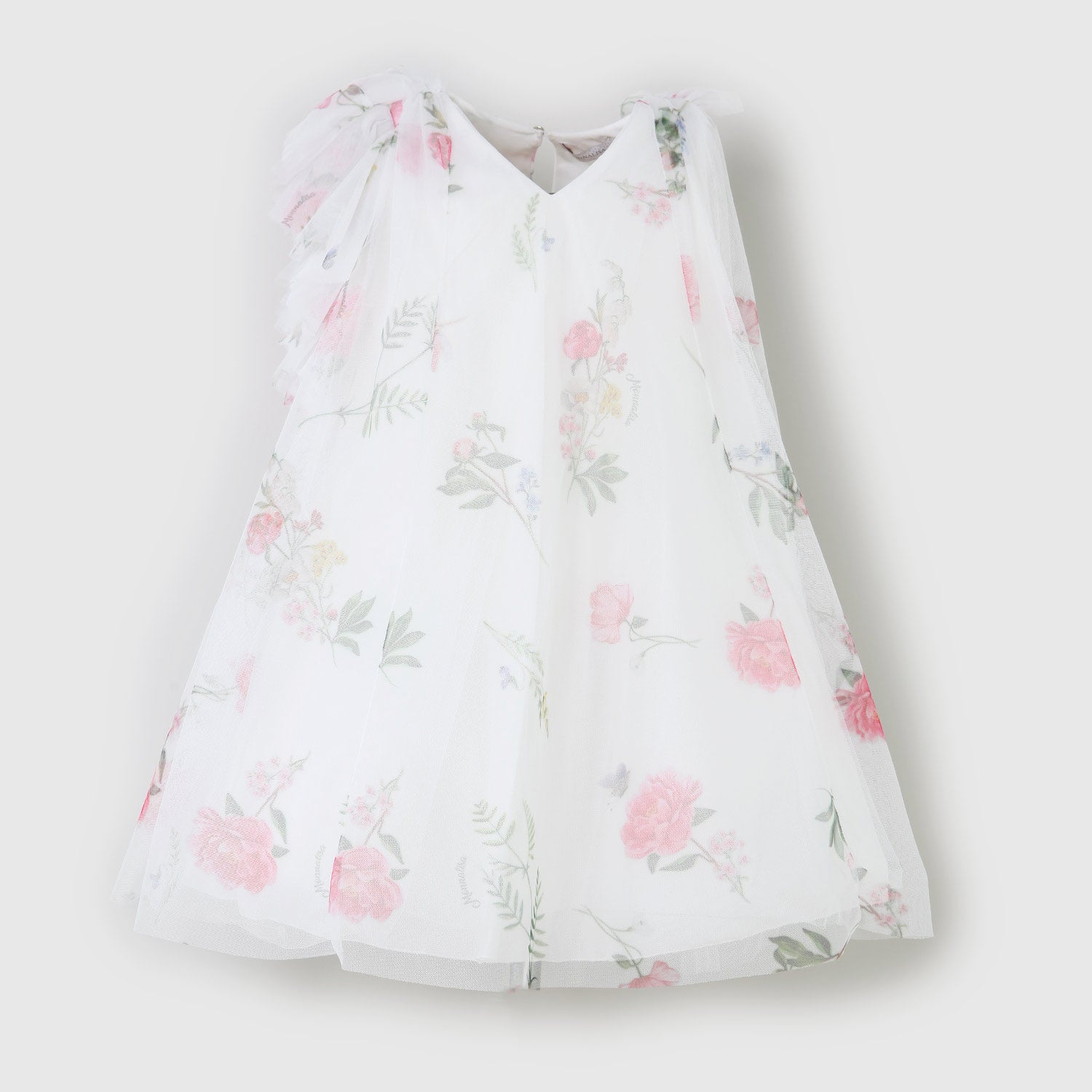 abito bianco con volant bambina - annameglio.com abbigliamento moda