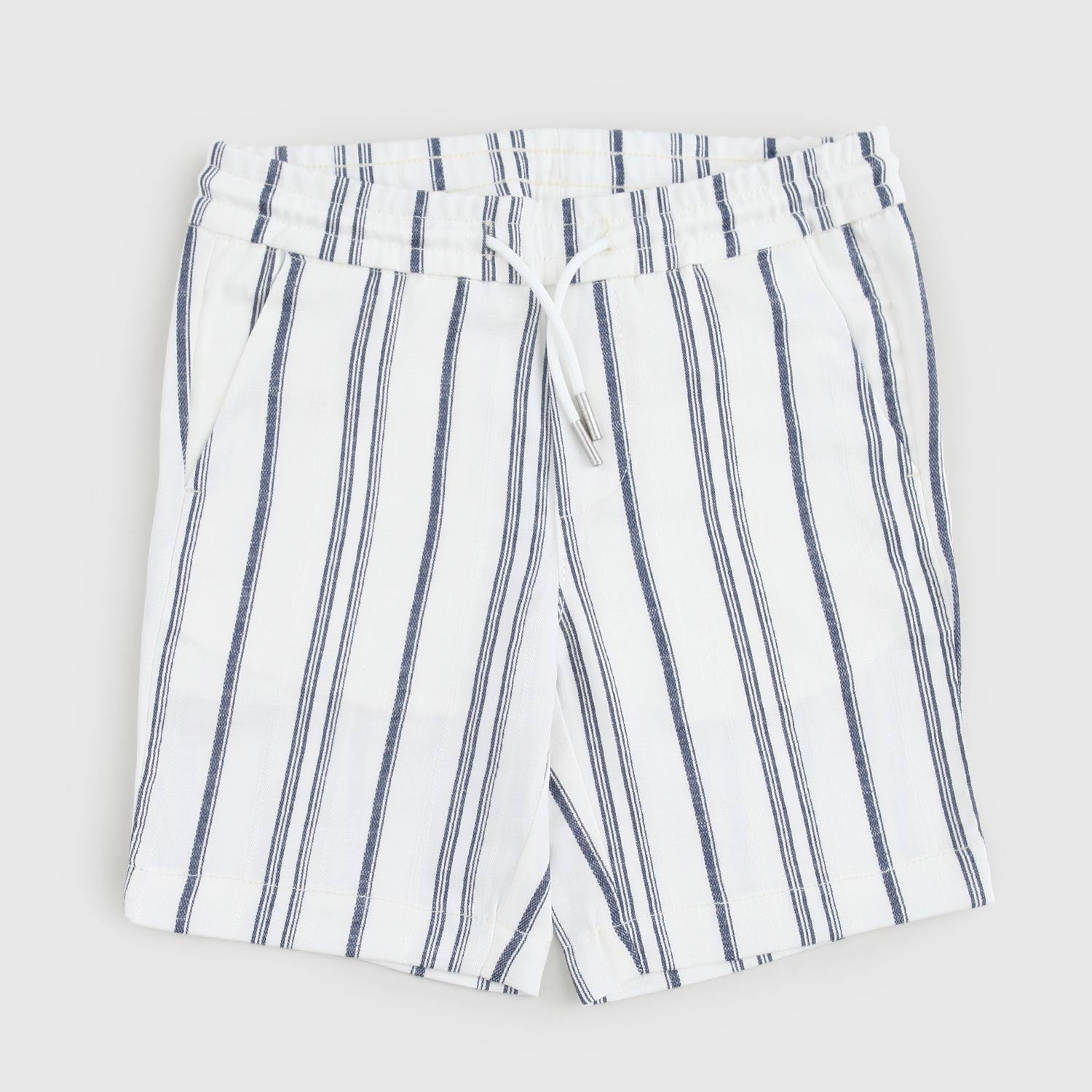 pantaloncino bianco a righe blu bambino - annameglio.com abbigliamento moda