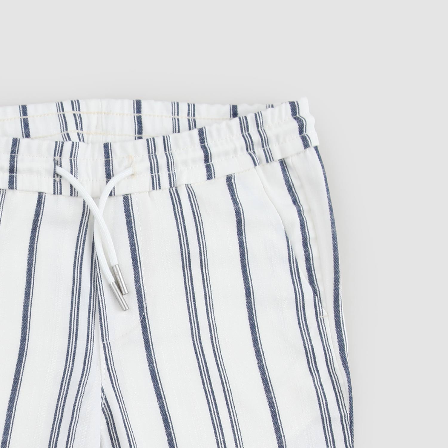 pantaloncino bianco a righe blu bambino - annameglio.com abbigliamento moda