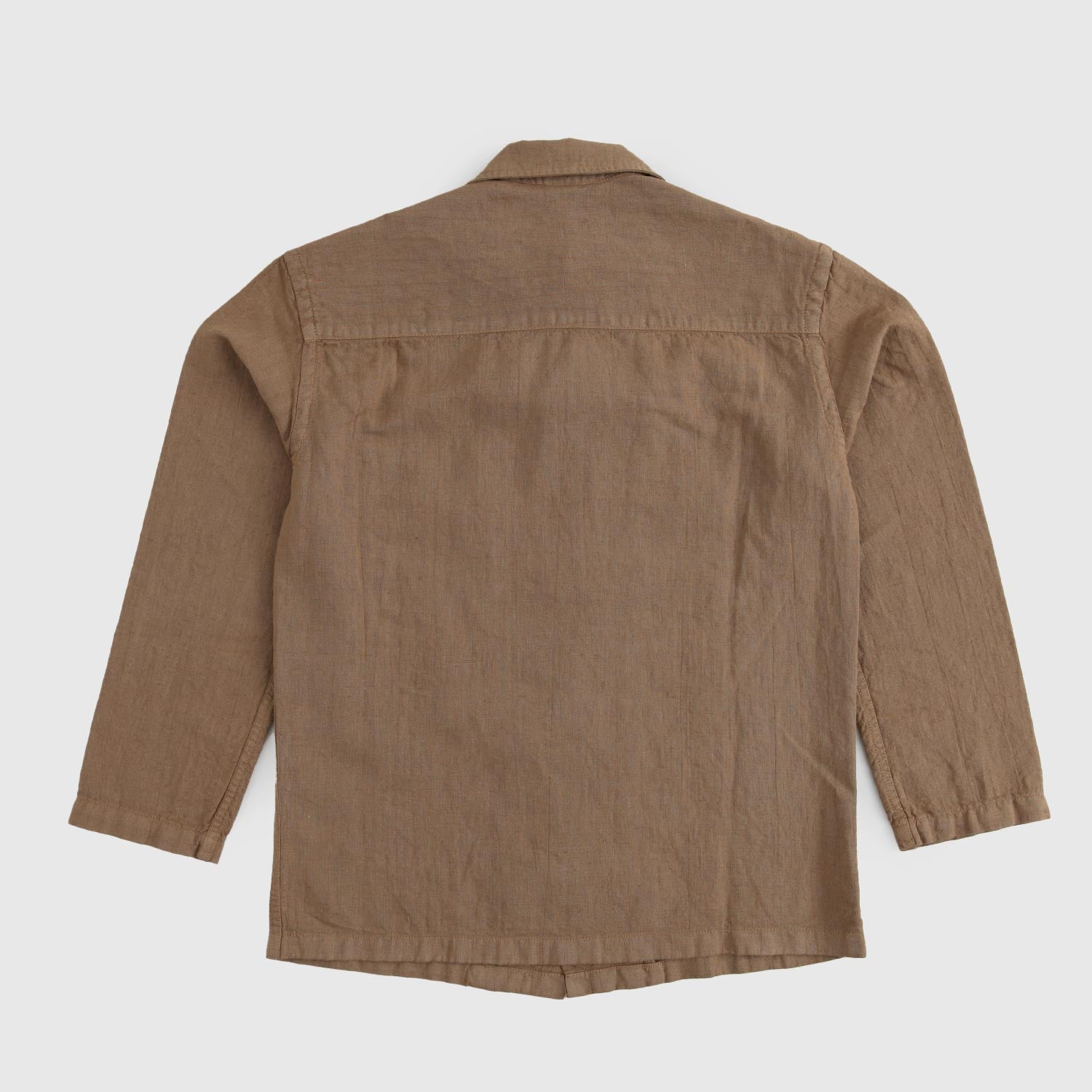 Camicia marrone in lino ragazzo - annameglio.com abbigliamento moda