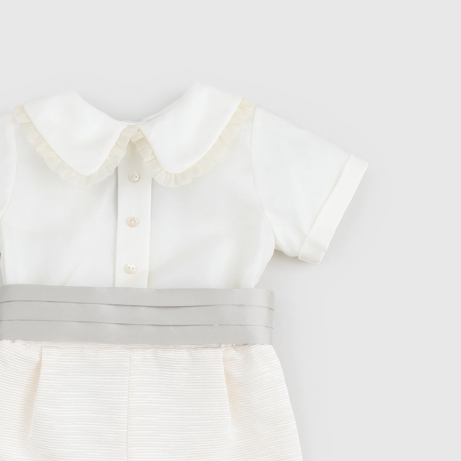 pagliaccetto beige in seta neonato - annameglio.com abbigliamento moda