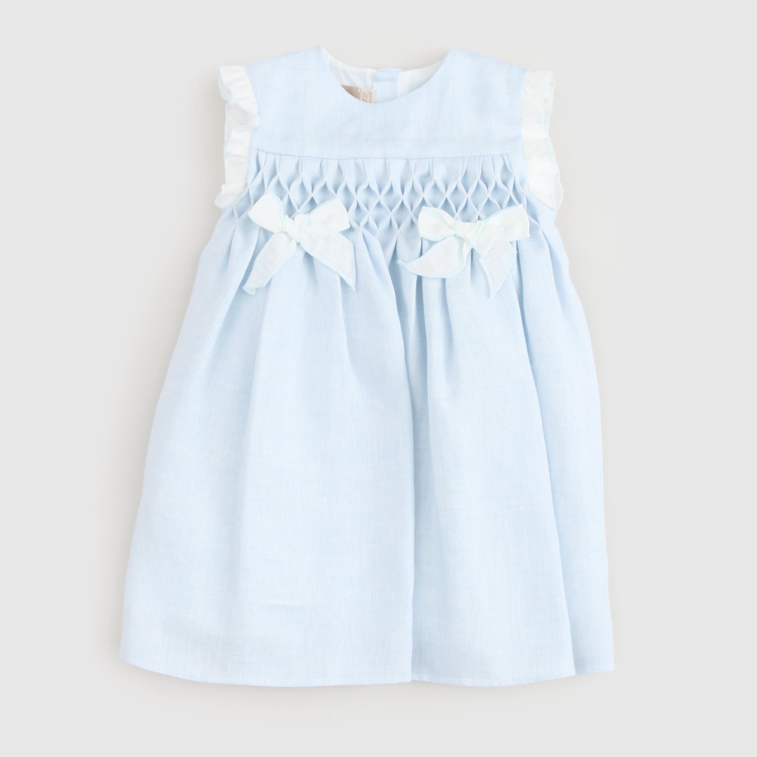 vestito azzurro smanicato neonata - annameglio.com abbigliamento moda