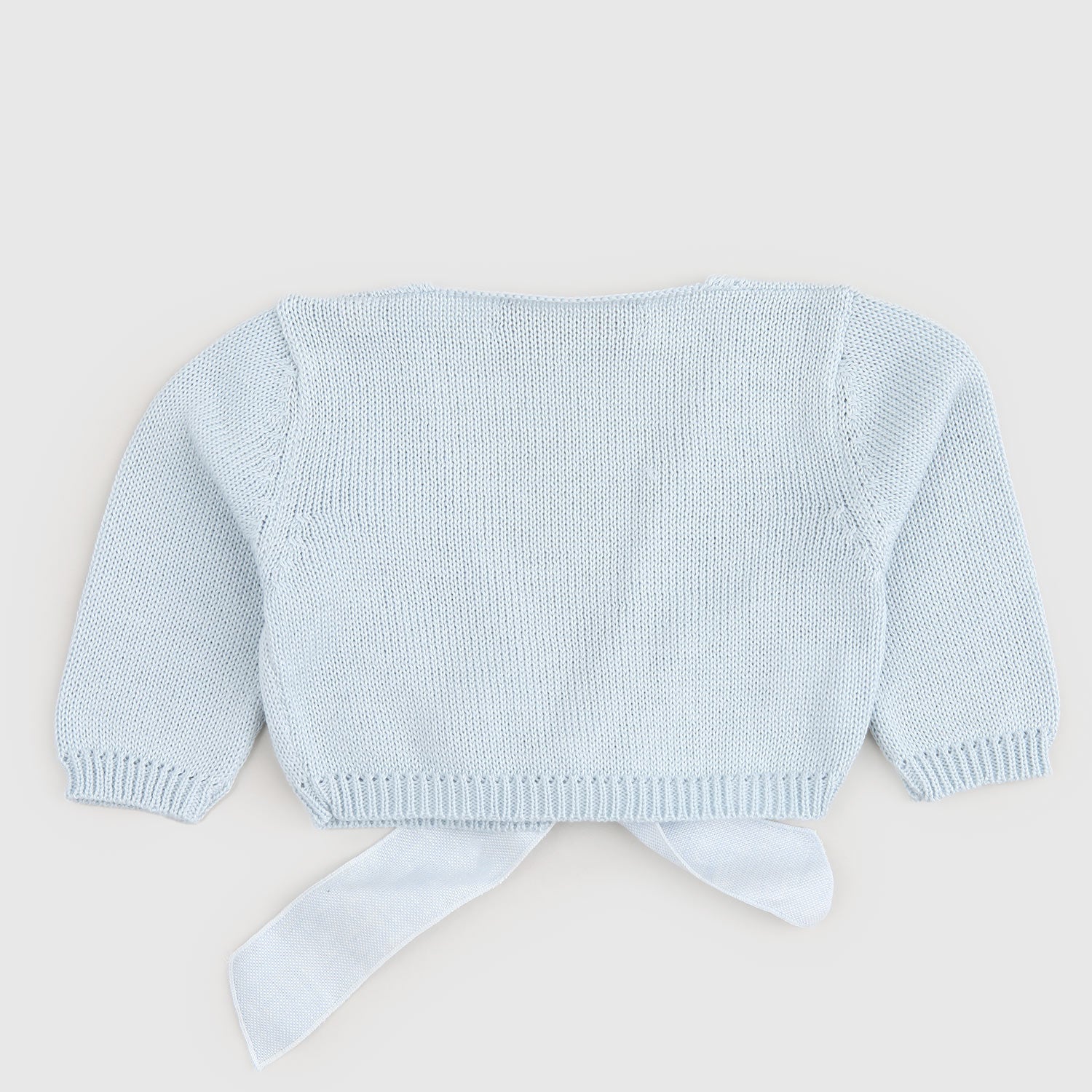 cardigan celeste neonata fiocco - annameglio.com abbigliamento moda