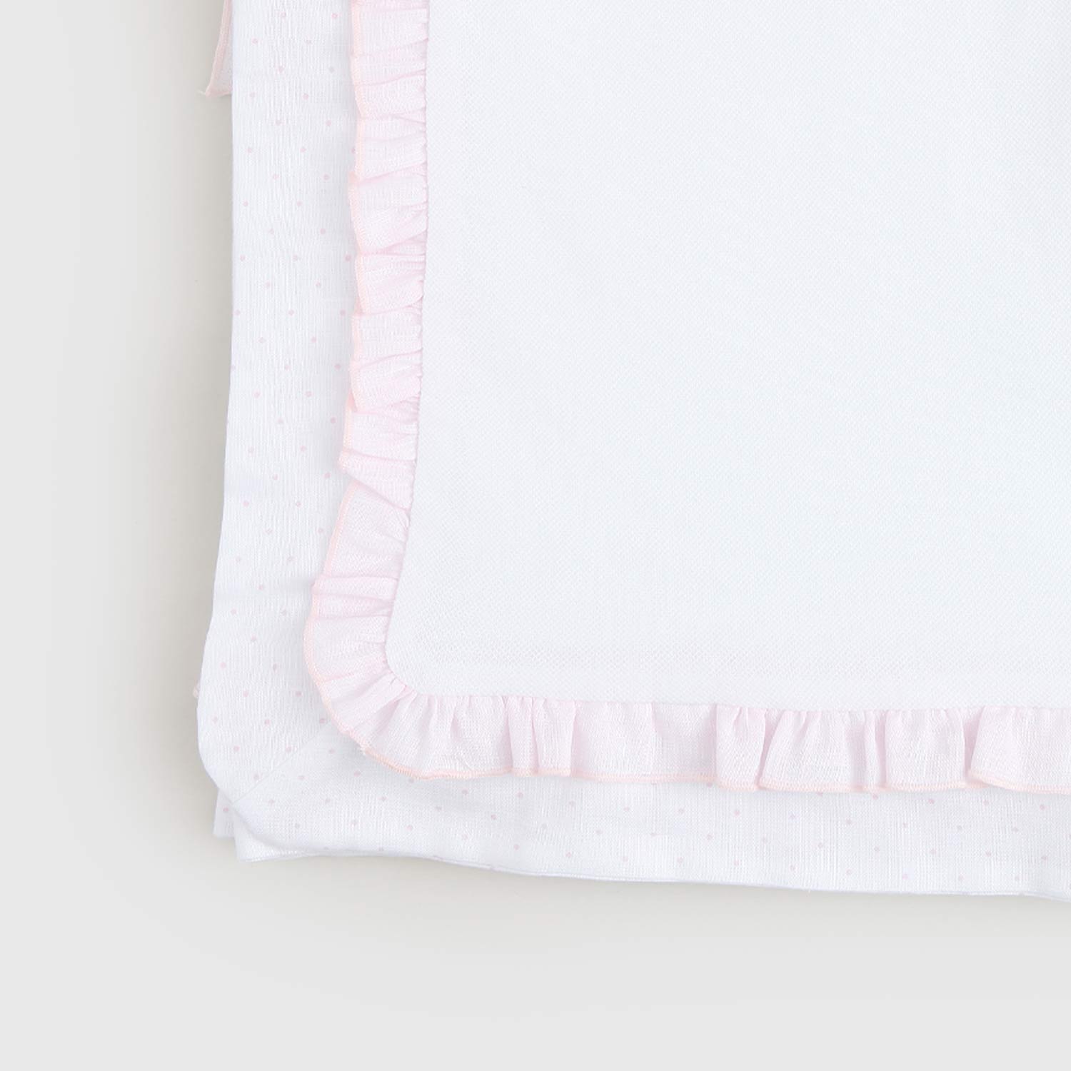 copertina bianca e rosa neonata - annameglio.com abbigliamento moda