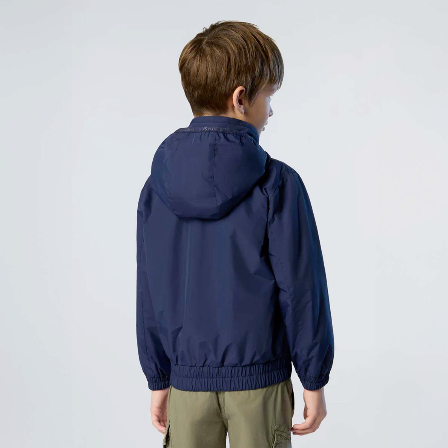 Giacca Sailor Blu Navy in taslan riciclato - annameglio.com abbigliamento moda