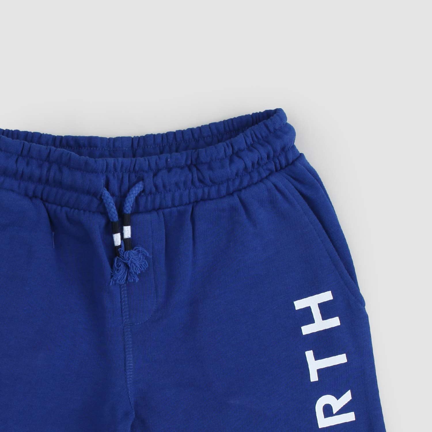 Bermuda blu in felpa con logo - annameglio.com abbigliamento moda