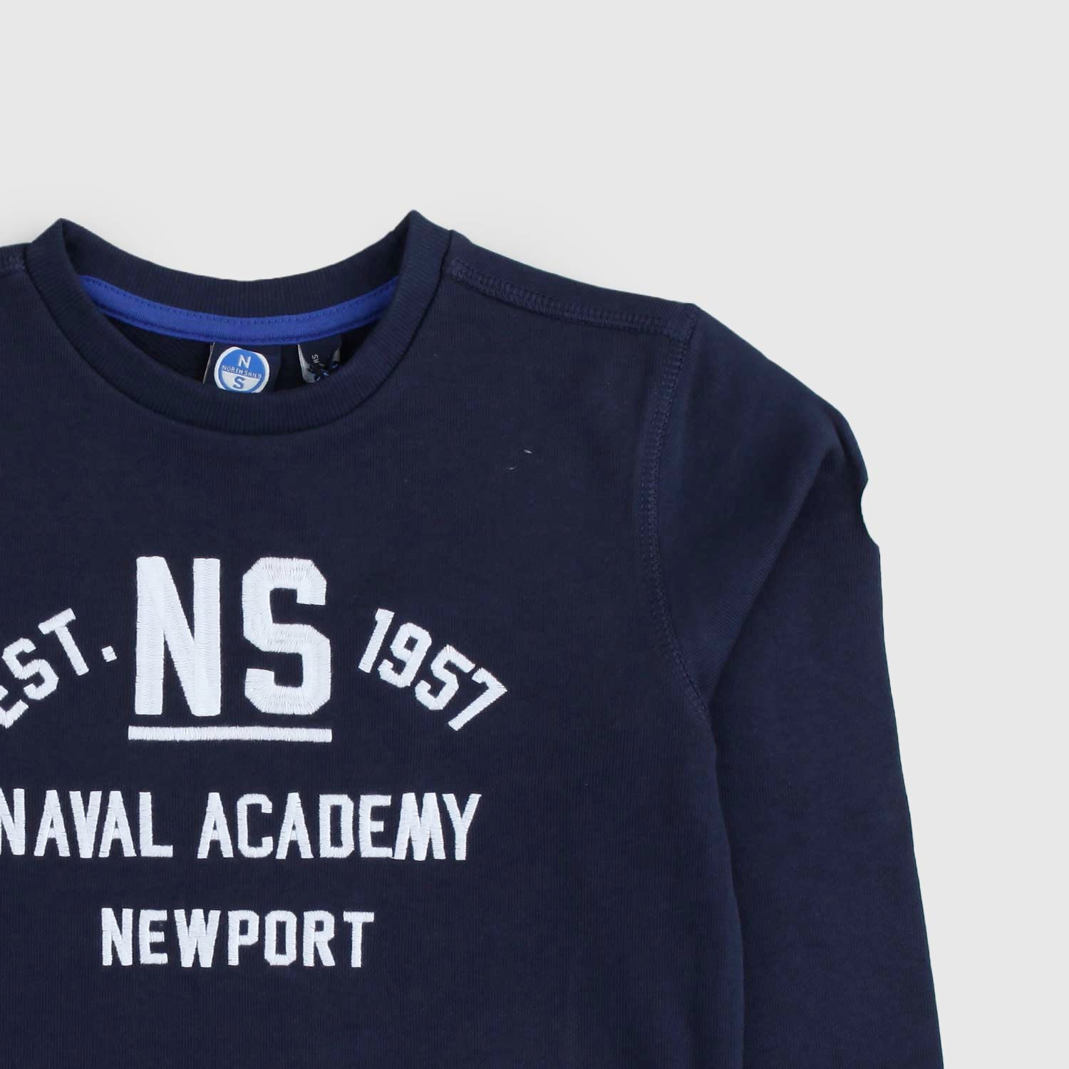 Felpa blu stile college - annameglio.com abbigliamento moda