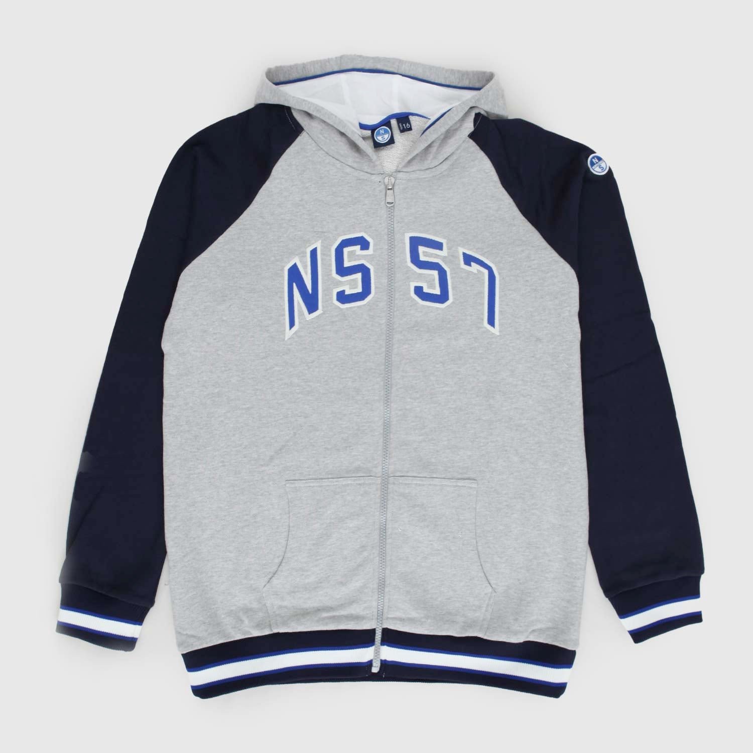 Felpa varsity con zip e cappuccio - annameglio.com abbigliamento moda